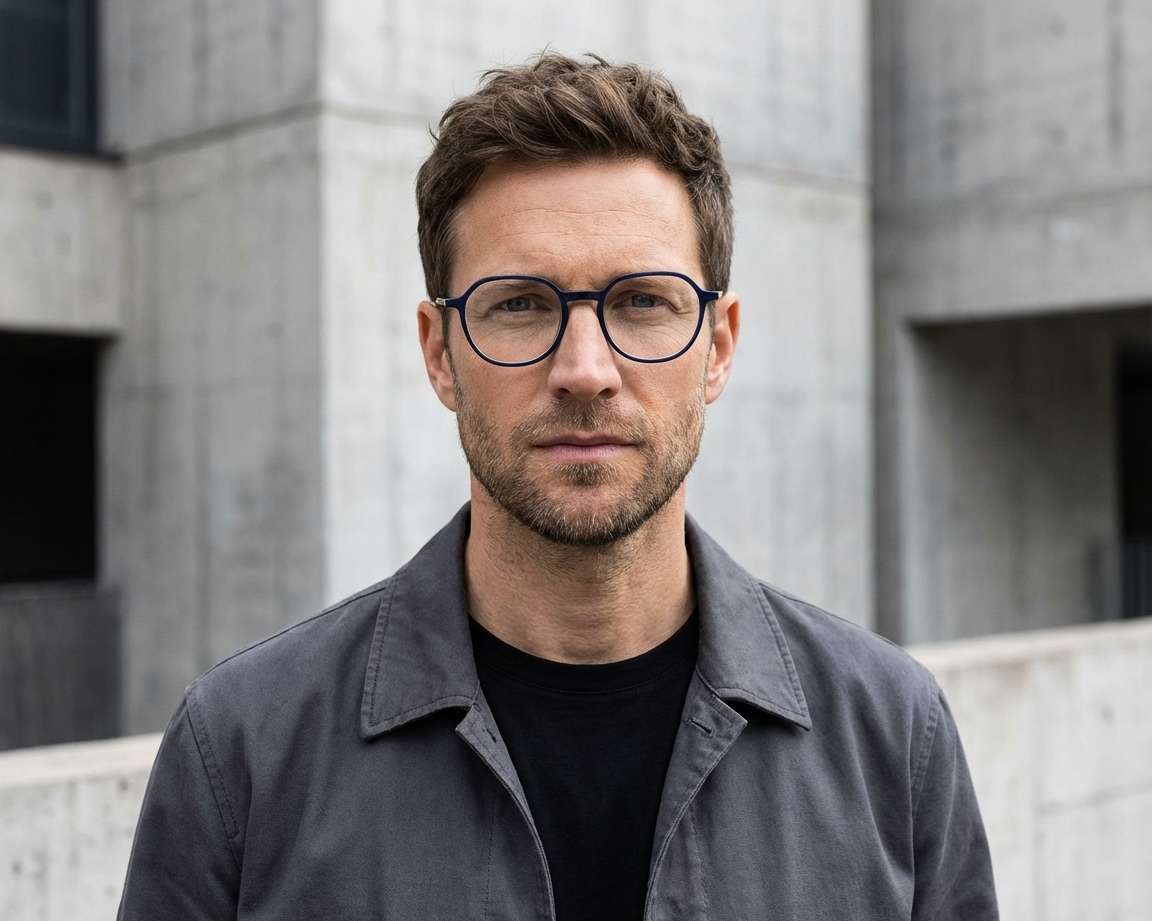 Hugo Boss HG-1320 OXZ 50-20 Bleu Palladium vue 360 degr&eacute;s 7
