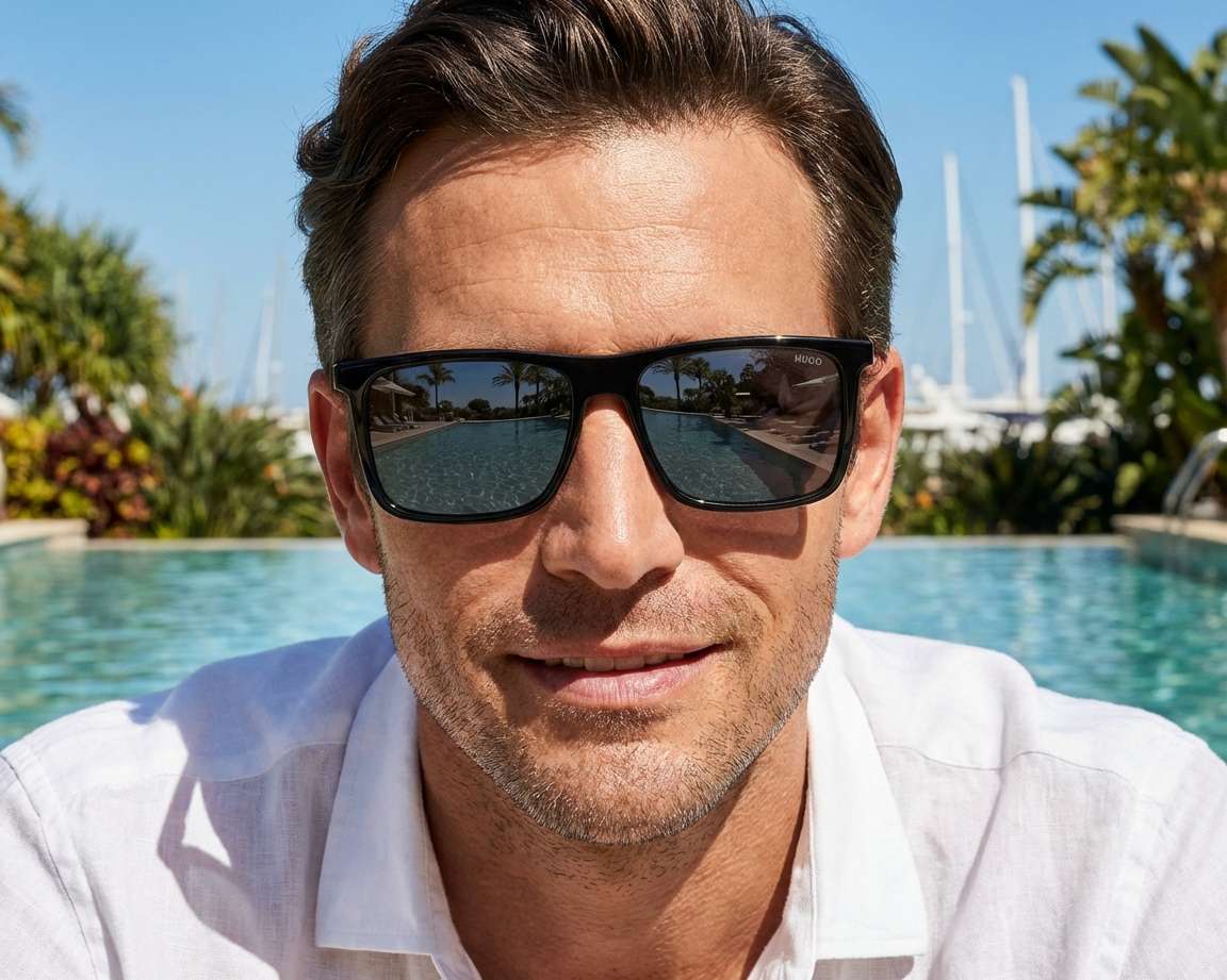 Hugo Boss HG-1331-G-CS2 807/99 56-16 Black  vue 360 degr&eacute;s 9