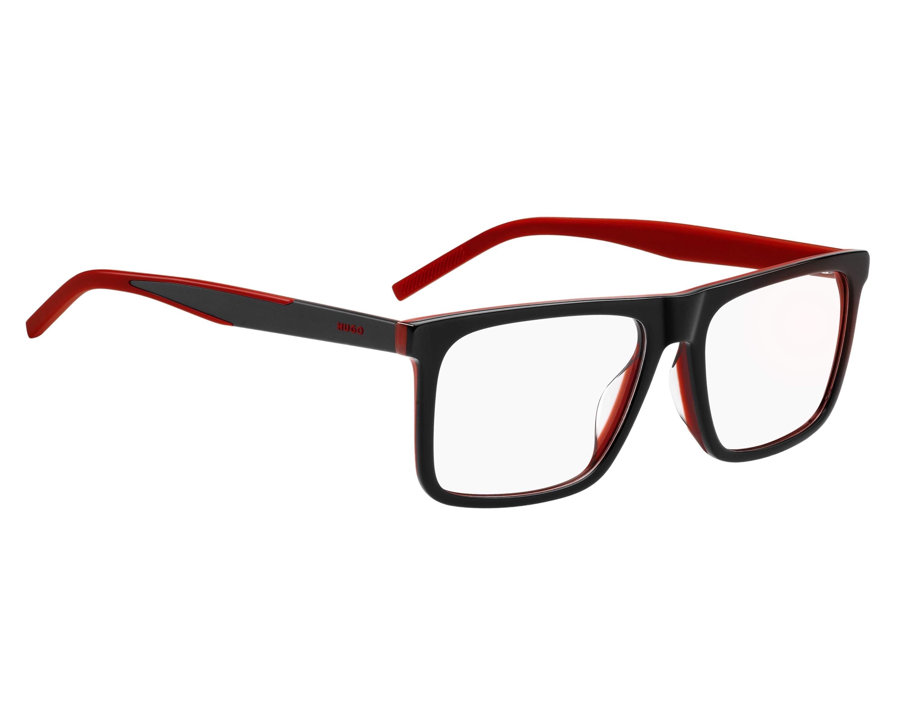 Hugo Boss HG-1339-G 0A4 56-17 Rouge Noir vue 360 degr&eacute;s 3