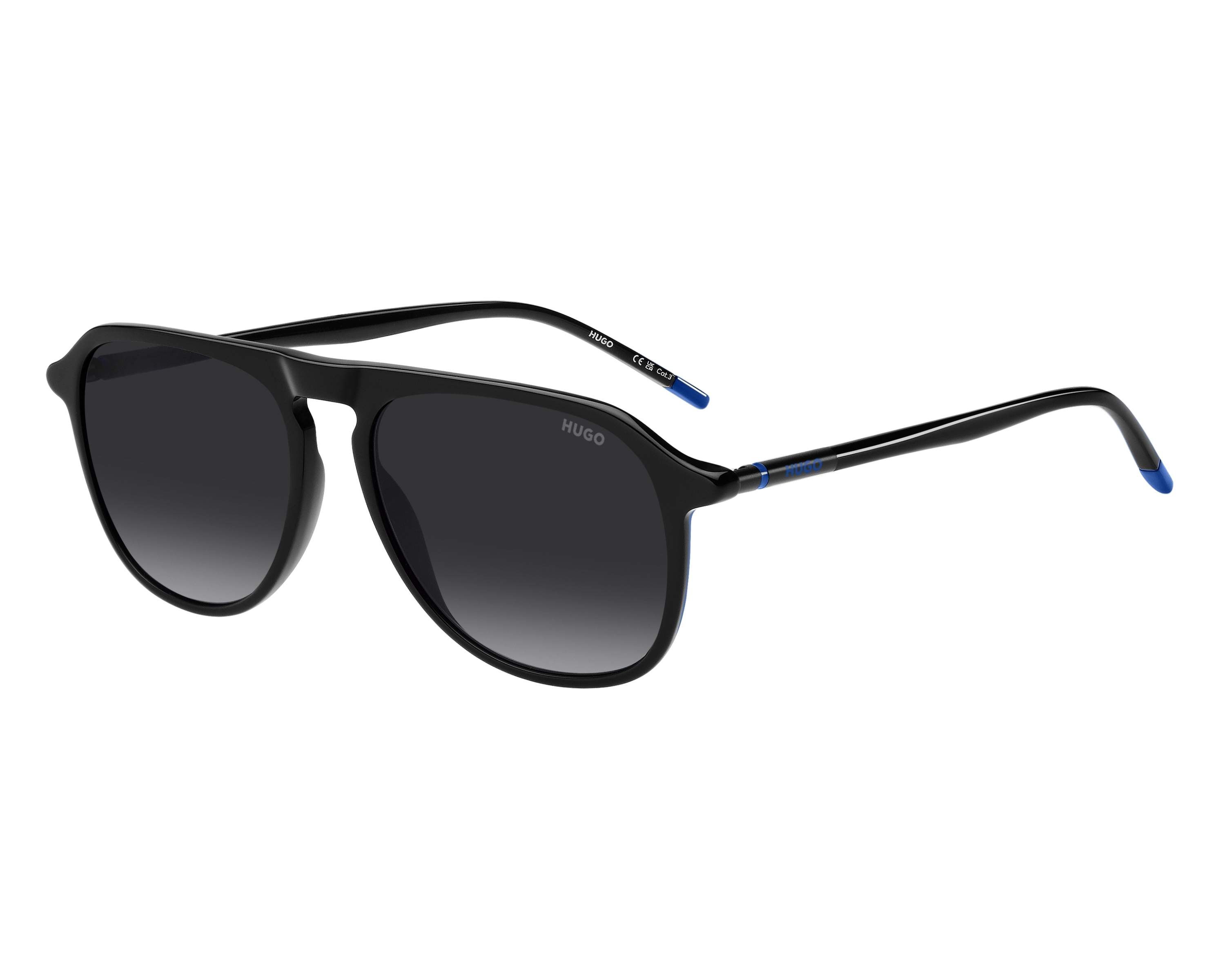 Hugo Boss HG-1345-S 807/9O 55-16 Black  vue 360 degr&eacute;s 5