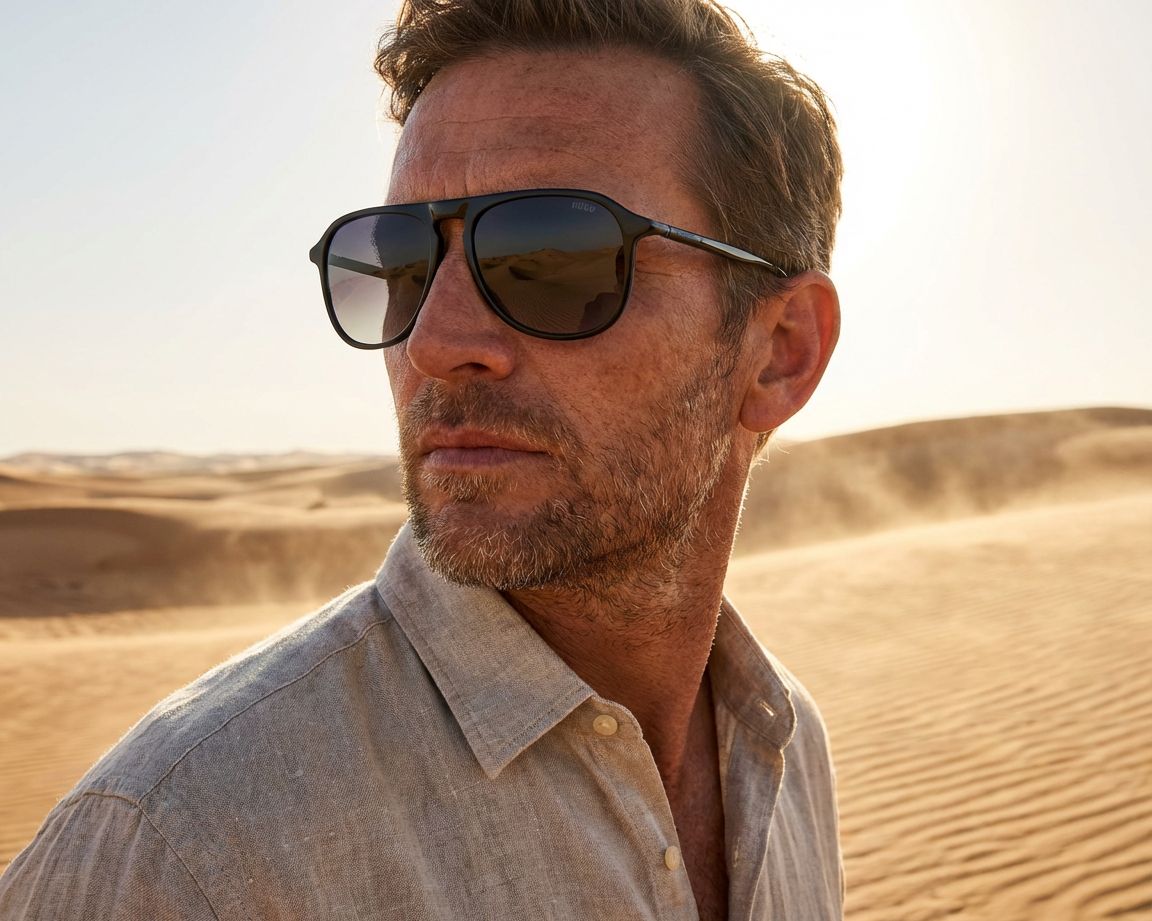 Hugo Boss HG-1345-S 807/9O 55-16 Black  vue 360 degr&eacute;s 7