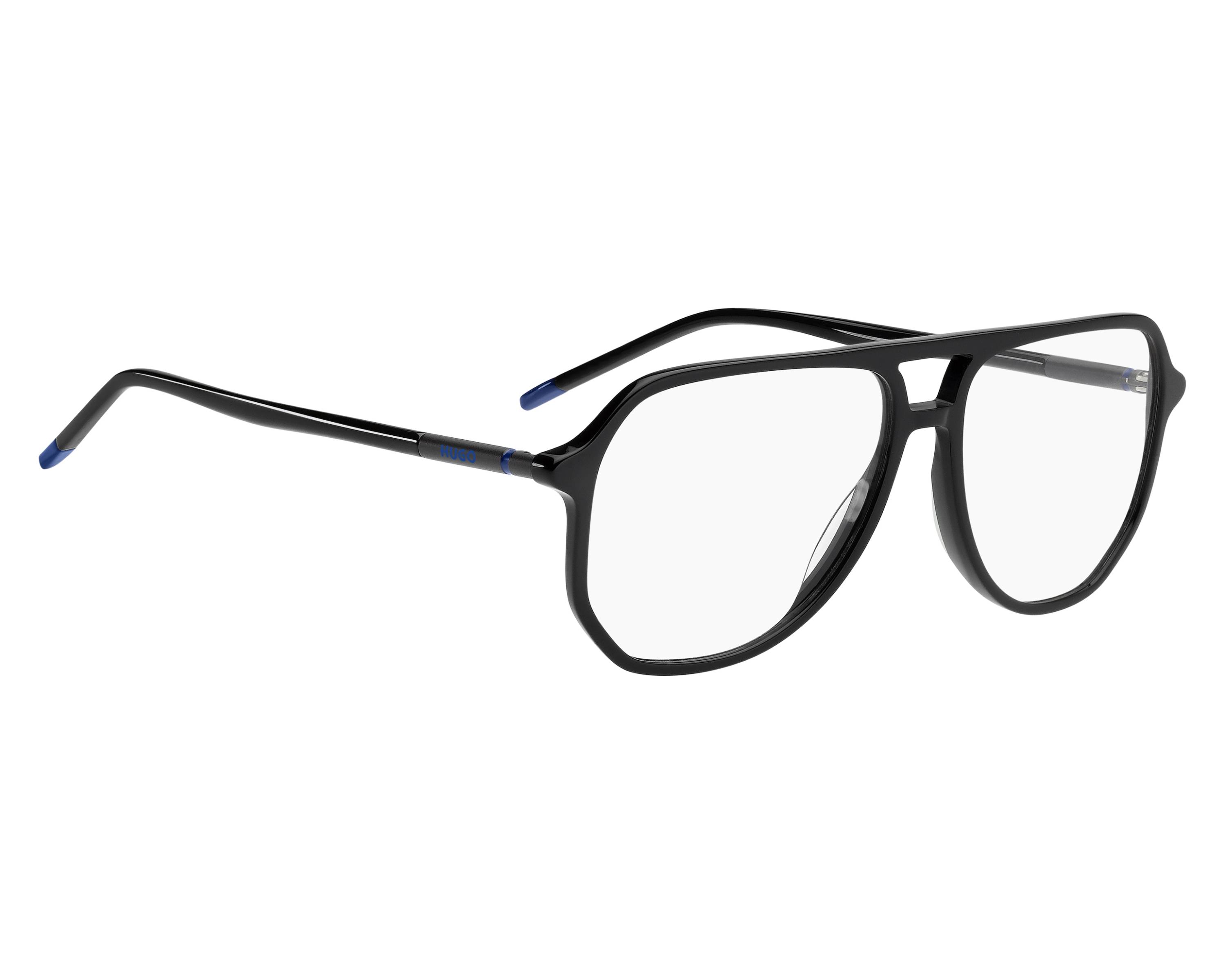 Hugo Boss HG-1376 807 56-14 Noir  vue 360 degr&eacute;s 2
