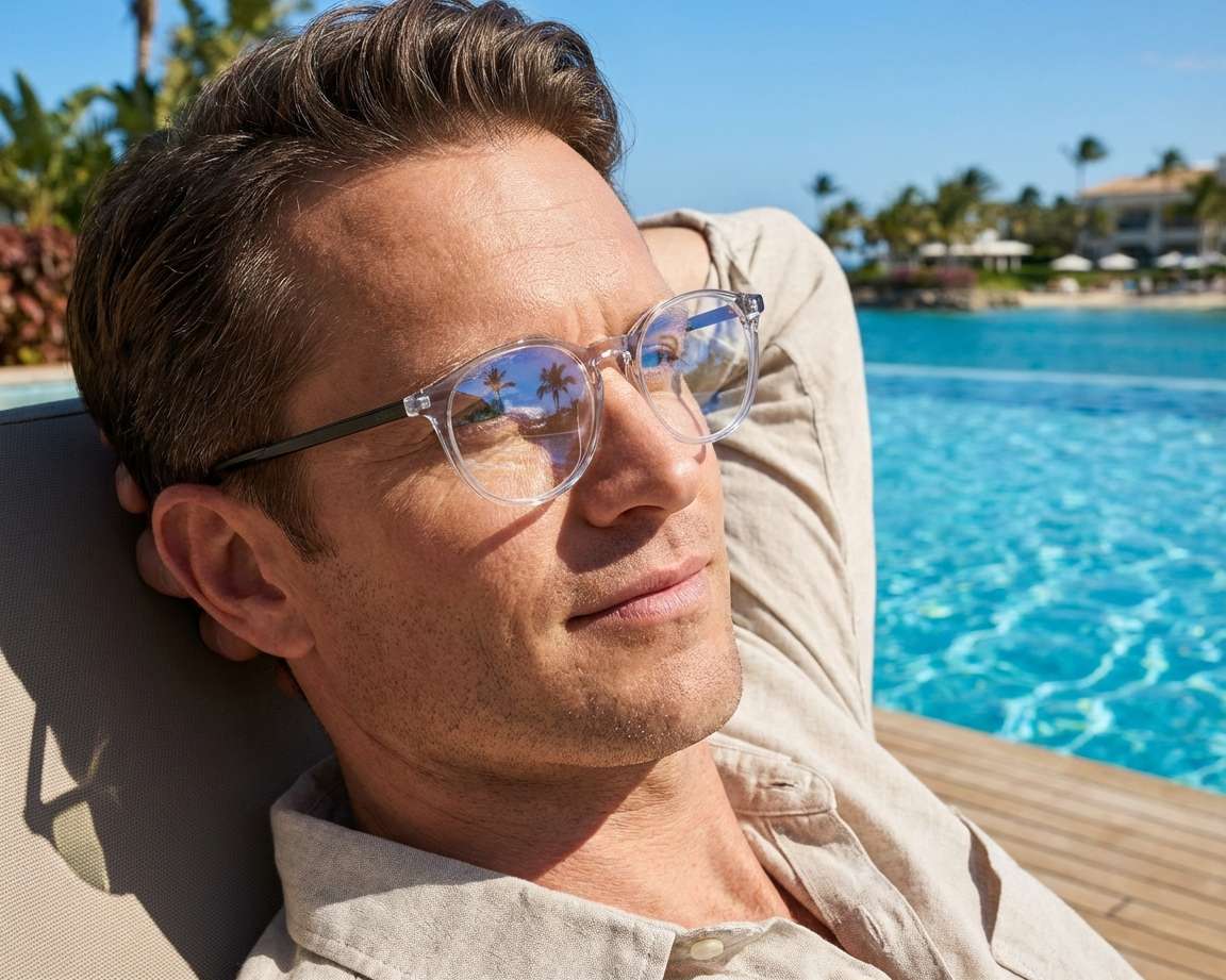 Hugo Boss BOSS-1683 KB7 47-17 Gris  vue 360 degr&eacute;s 5