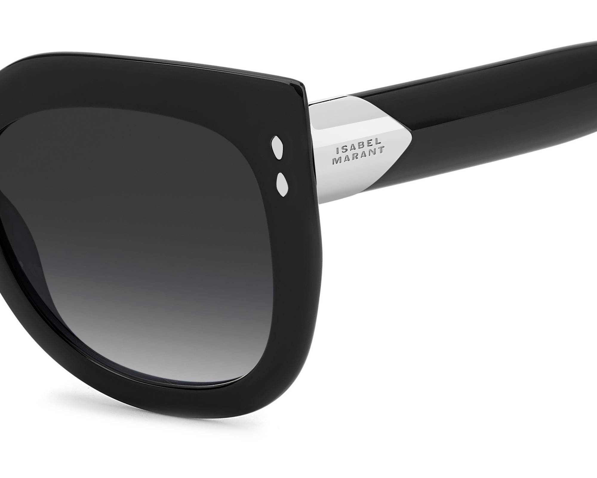 Isabel Marant IM-0227-S BSC/9O 53-22 Black Silver vue 360 degr&eacute;s 1