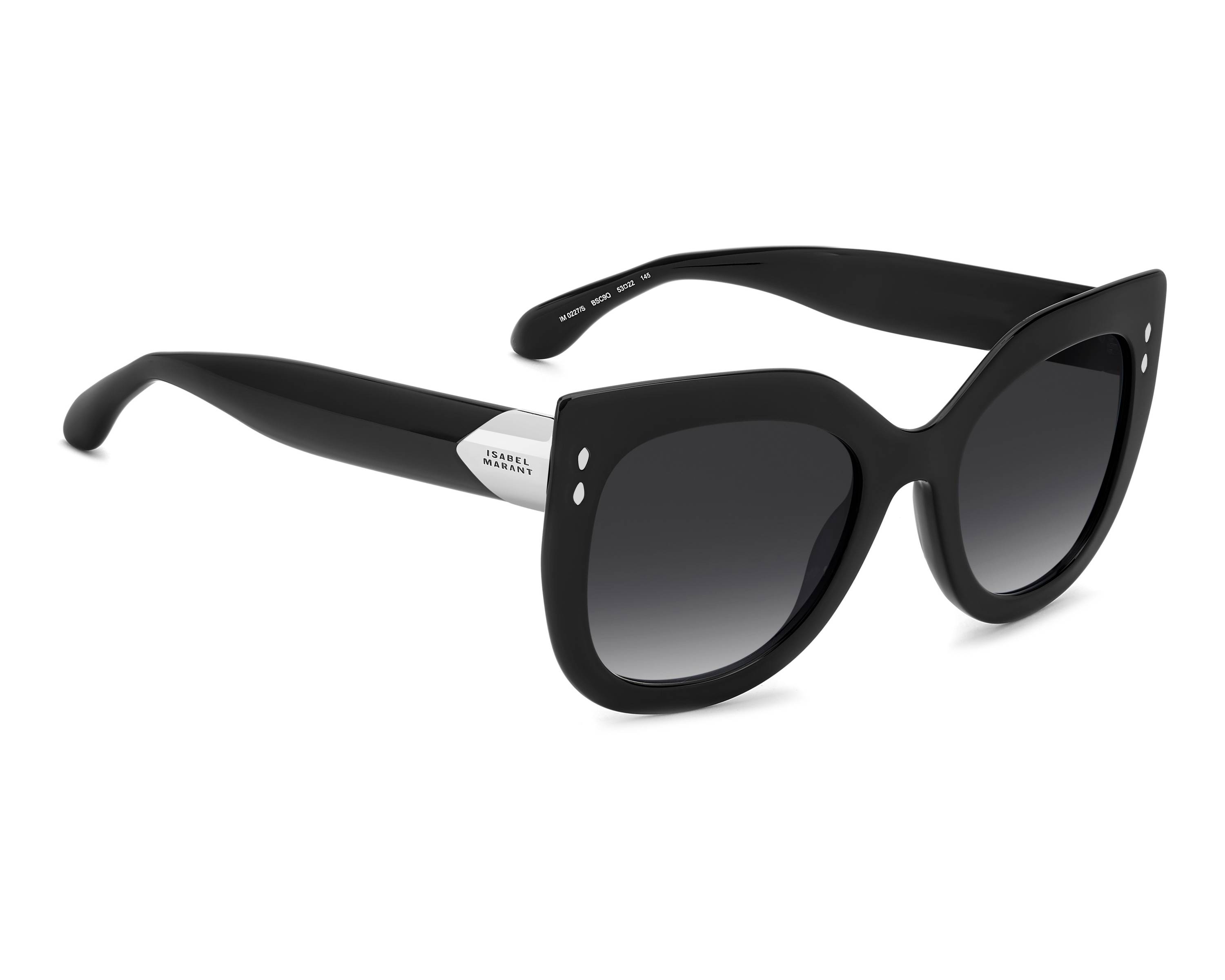 Isabel Marant IM-0227-S BSC/9O 53-22 Black Silver vue 360 degr&eacute;s 2
