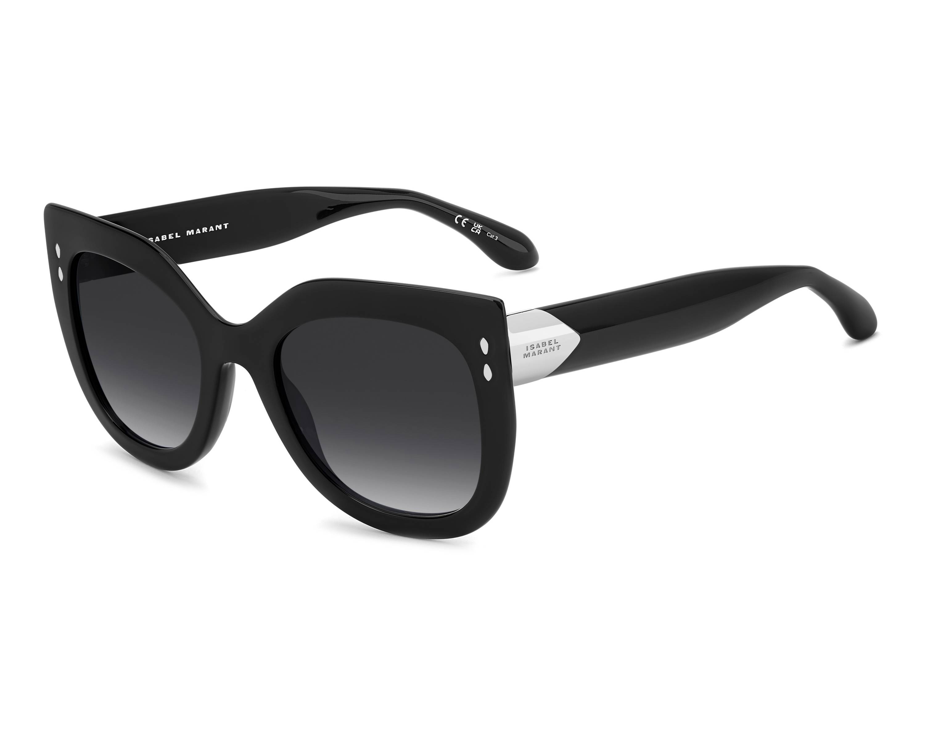 Isabel Marant IM-0227-S BSC/9O 53-22 Black Silver vue 360 degr&eacute;s 3
