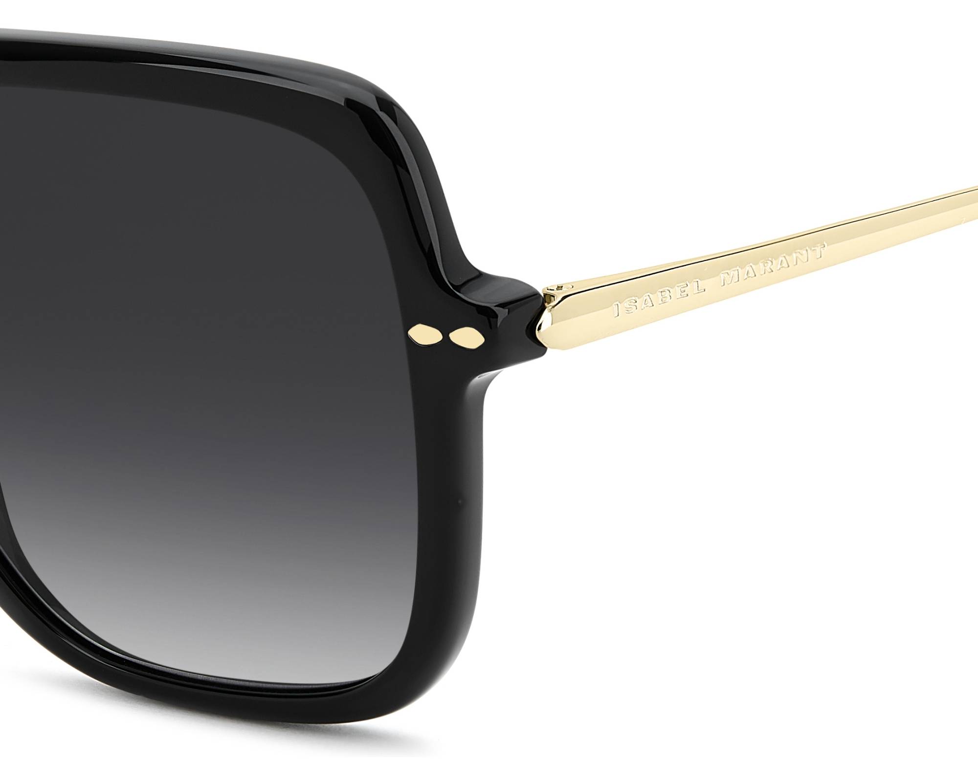 Isabel Marant IM-0229-S 2M2/9O 57-16 Noir Or vue 360 degr&eacute;s 1