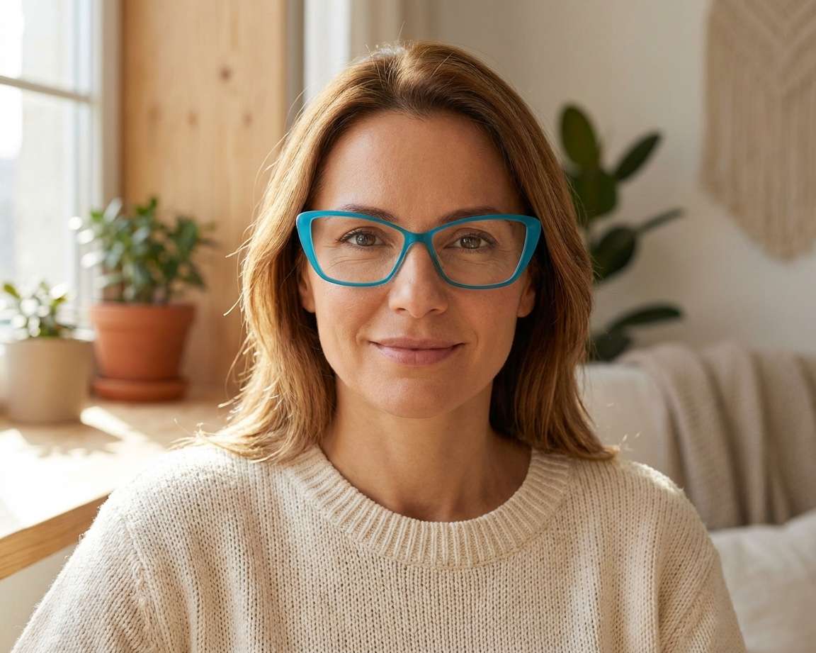 Italia Independent 565SA 027 54-14 Bleu corail  autre vue