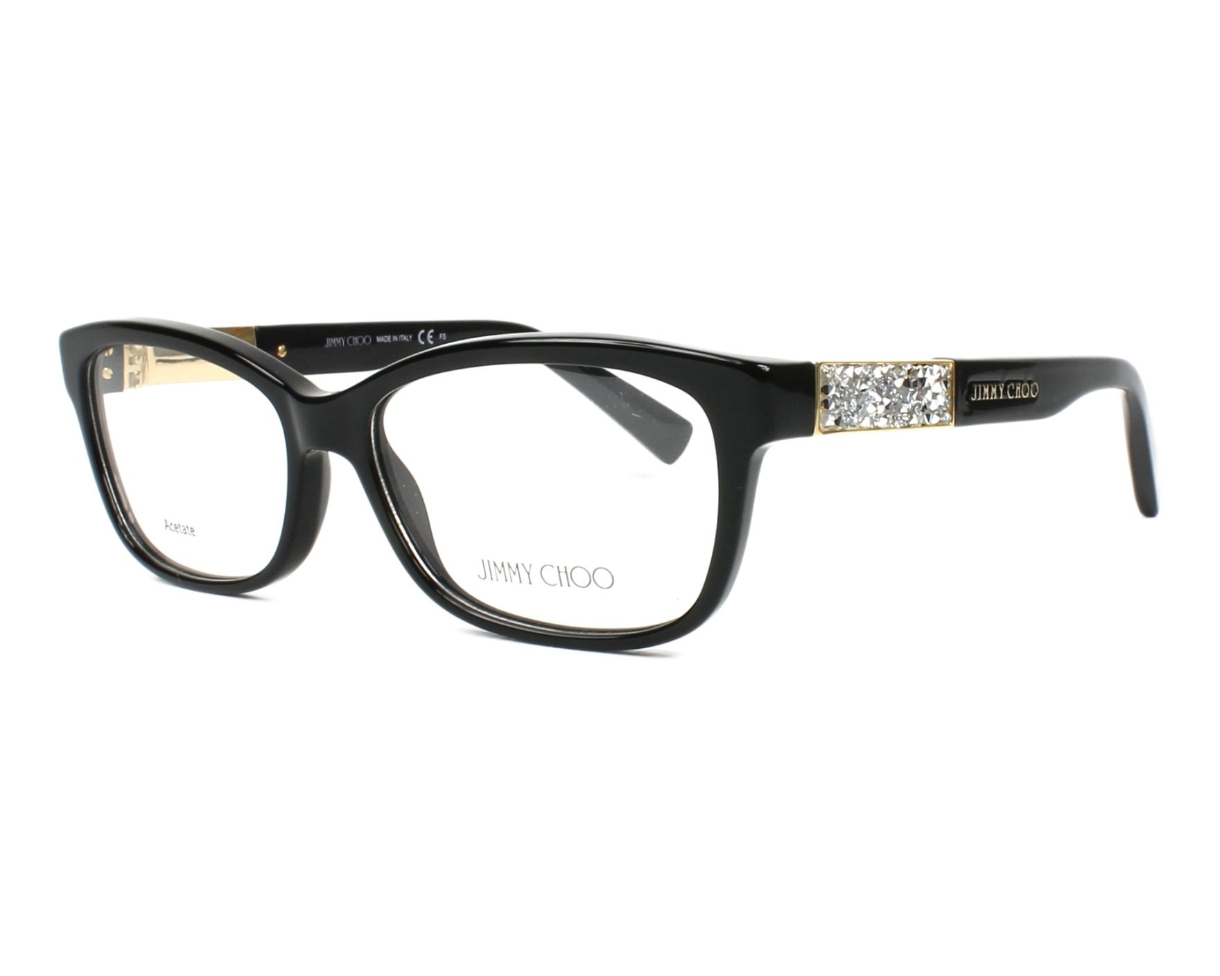 Jimmy Choo Eyeglasses JC110 29A Black