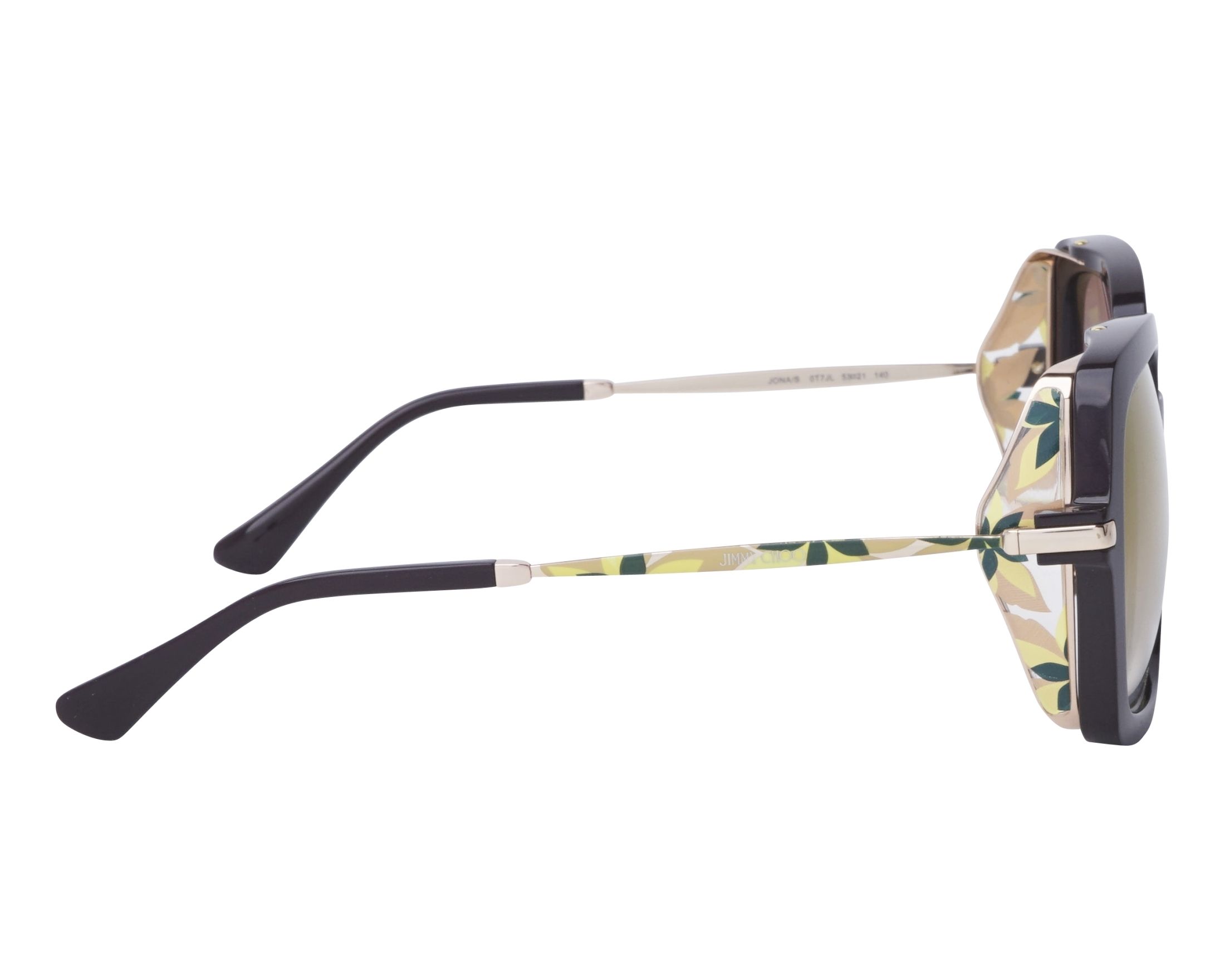 Jimmy Choo JONA-S 0T7/JL 53-21 Marron Or vue de c&ocirc;t&eacute;