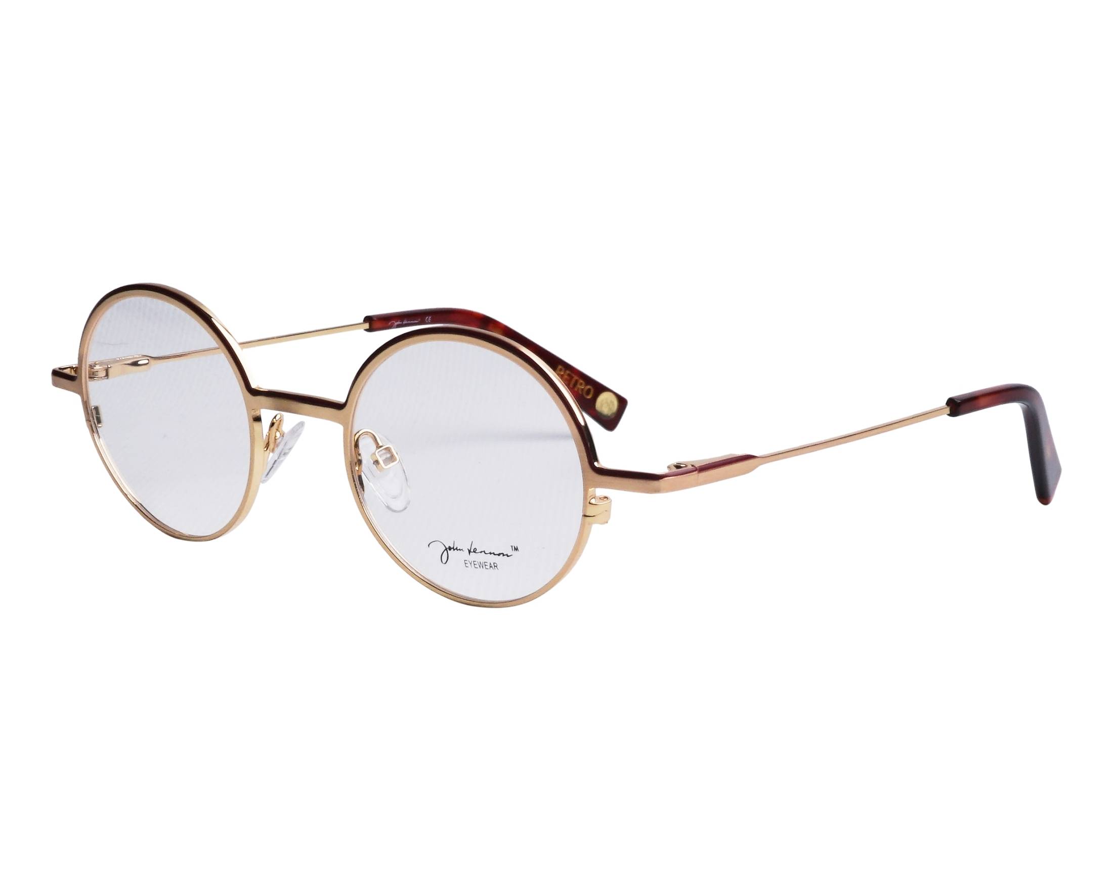 Lunettes Vintage Style John Lennon Années 60 - Monture Repliable Verte - Occasion
