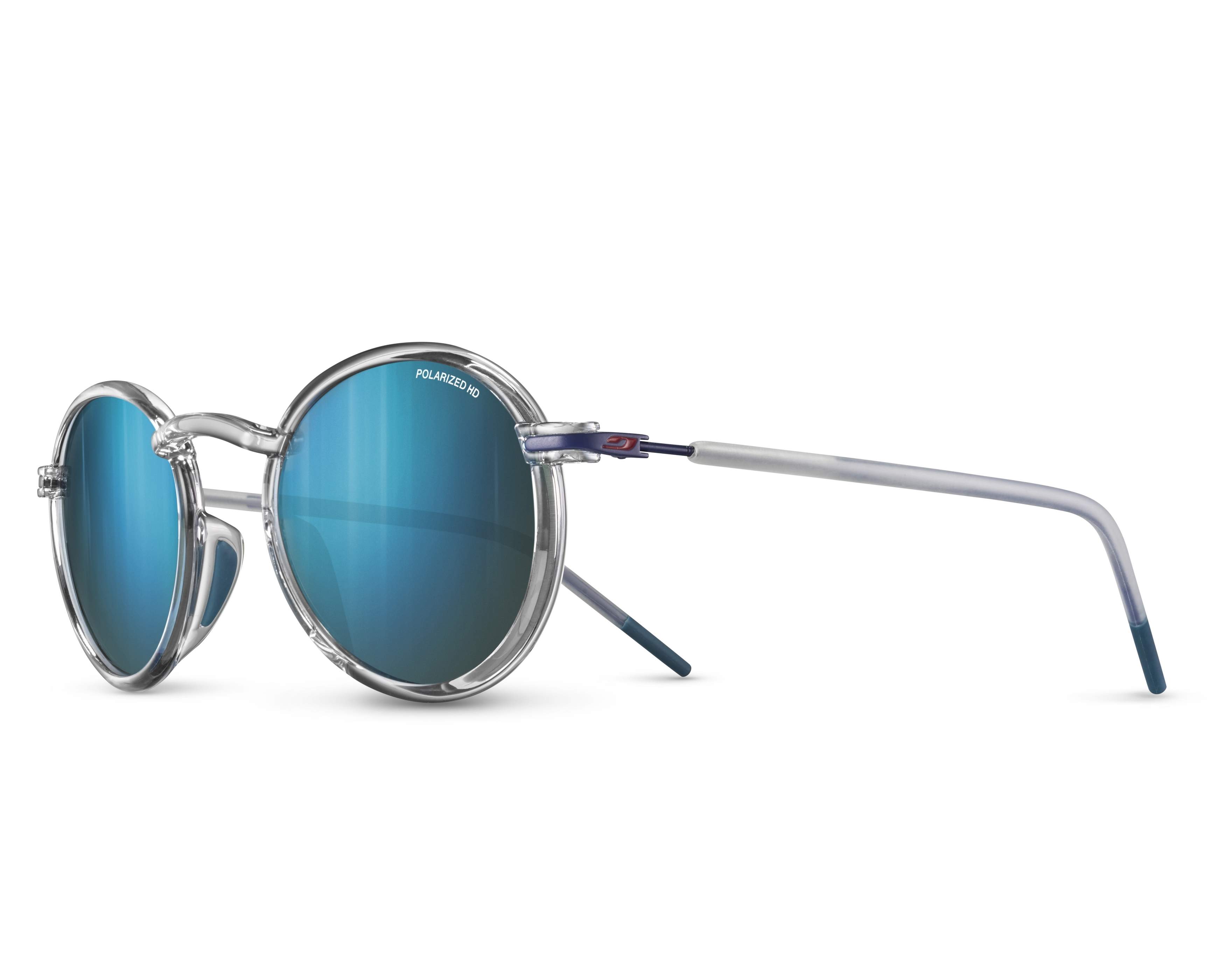 Lunettes De Soleil Vintage Julbo Glacier – Monture Blanche, Verres Verts – Occasion Très Bon état – France