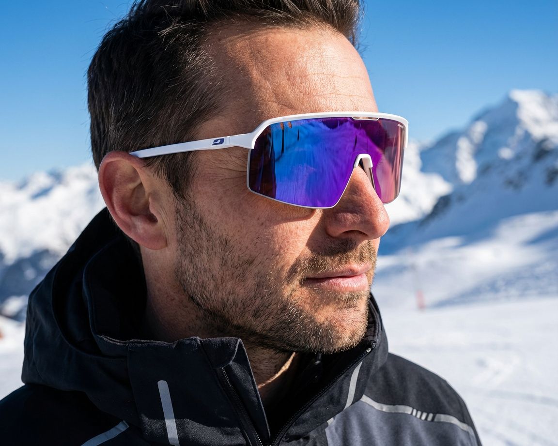 Julbo J590 1510 136-14 Blanc Bleu vue 360 degr&eacute;s 6