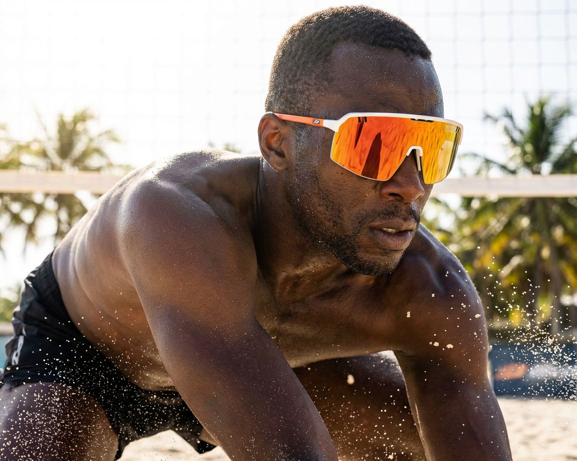 Julbo J590 4411 136-14 Blanc Orange vue 360 degr&eacute;s 7