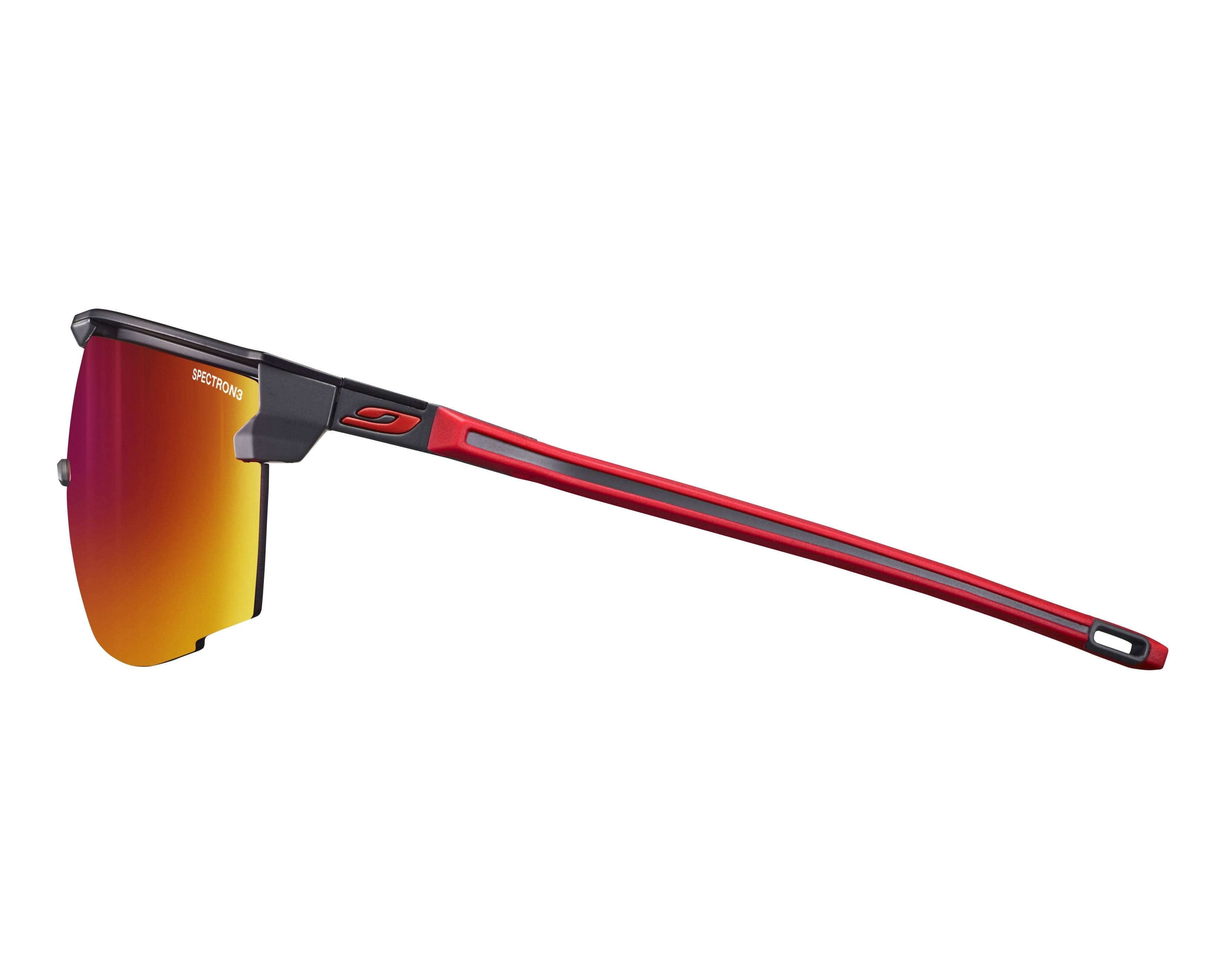 Julbo J546 1122 -14 Noir Rouge vue de c&ocirc;t&eacute;