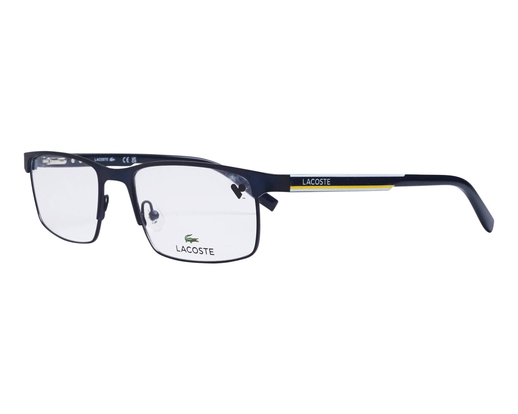 Lacoste L2180 424 Blue Aviator Eyeglasses Clear Lenses 55mm Lacoste L2936 424 Matte Blue Eyeglasses | SmartBuyGlasses US main image 2