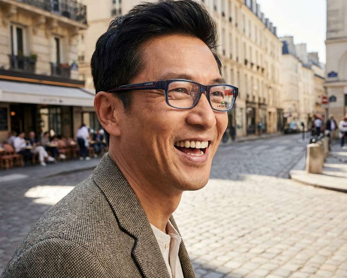 Lacoste L2707 421 51-15 Bleu Orange autre vue