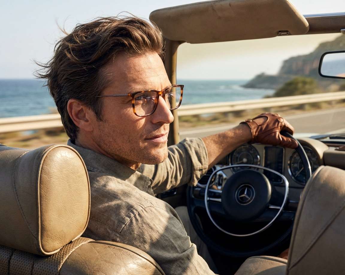 Lacoste L-2827 214 52-18 Havane Argent autre vue