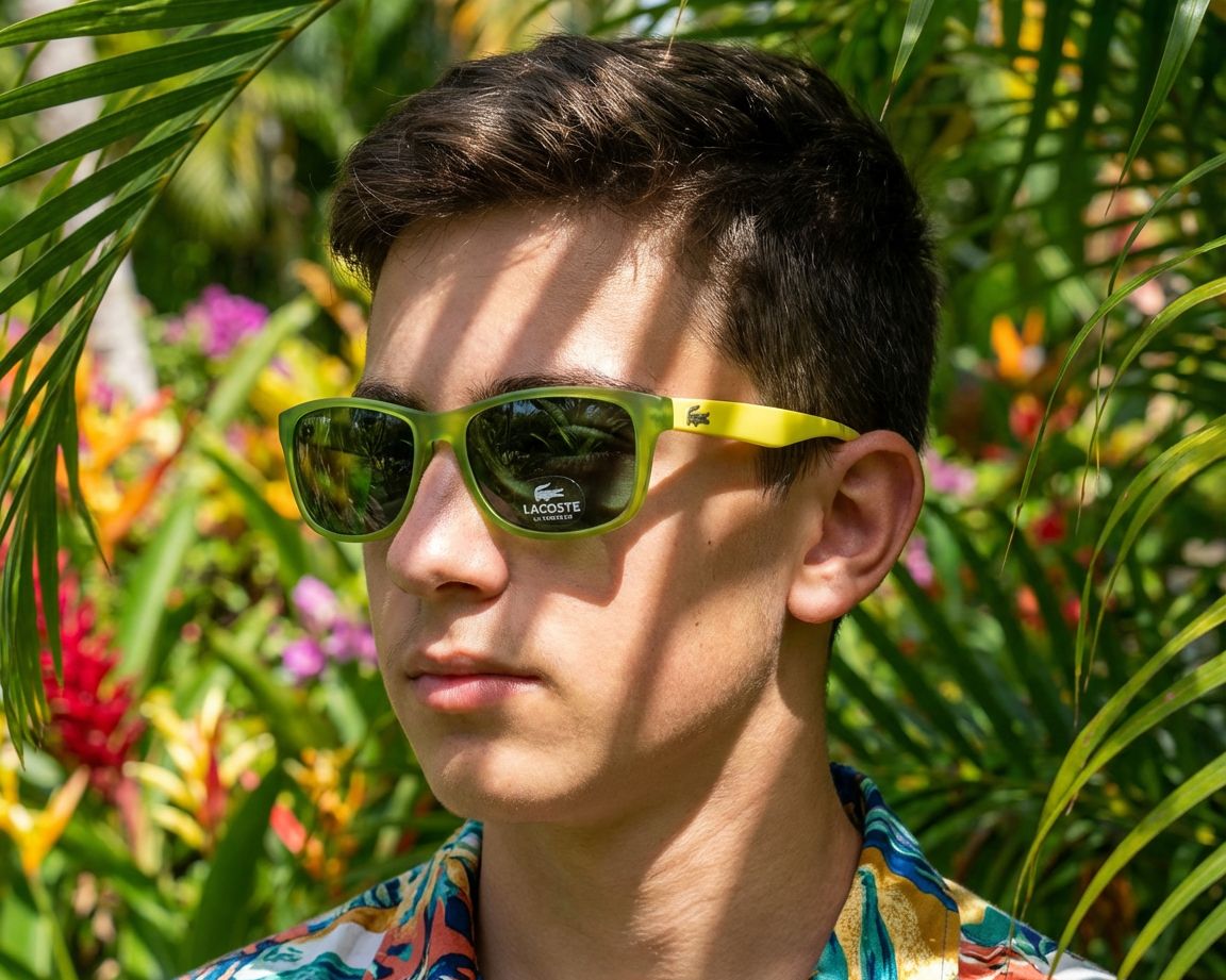 Lacoste L-3601-S 315 - Vert Jaune autre vue
