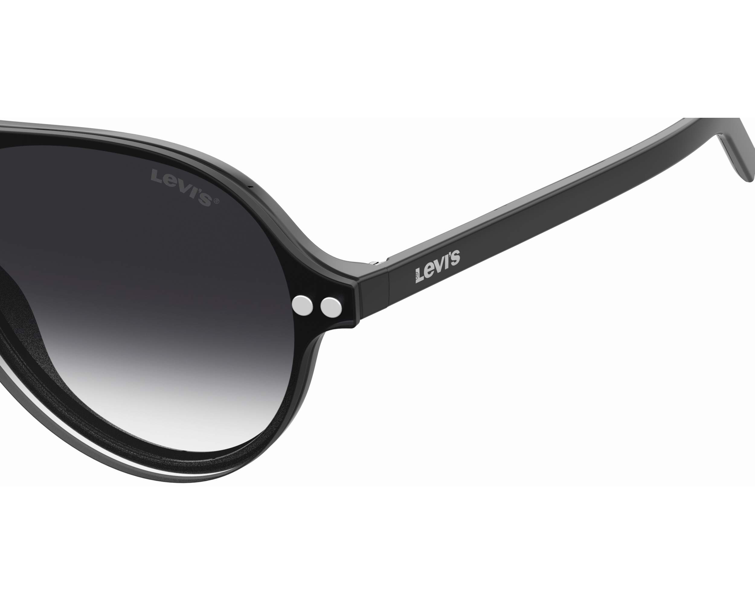 Levi's LV1025 807 55-14 Noir Acier vue 360 degr&eacute;s 4