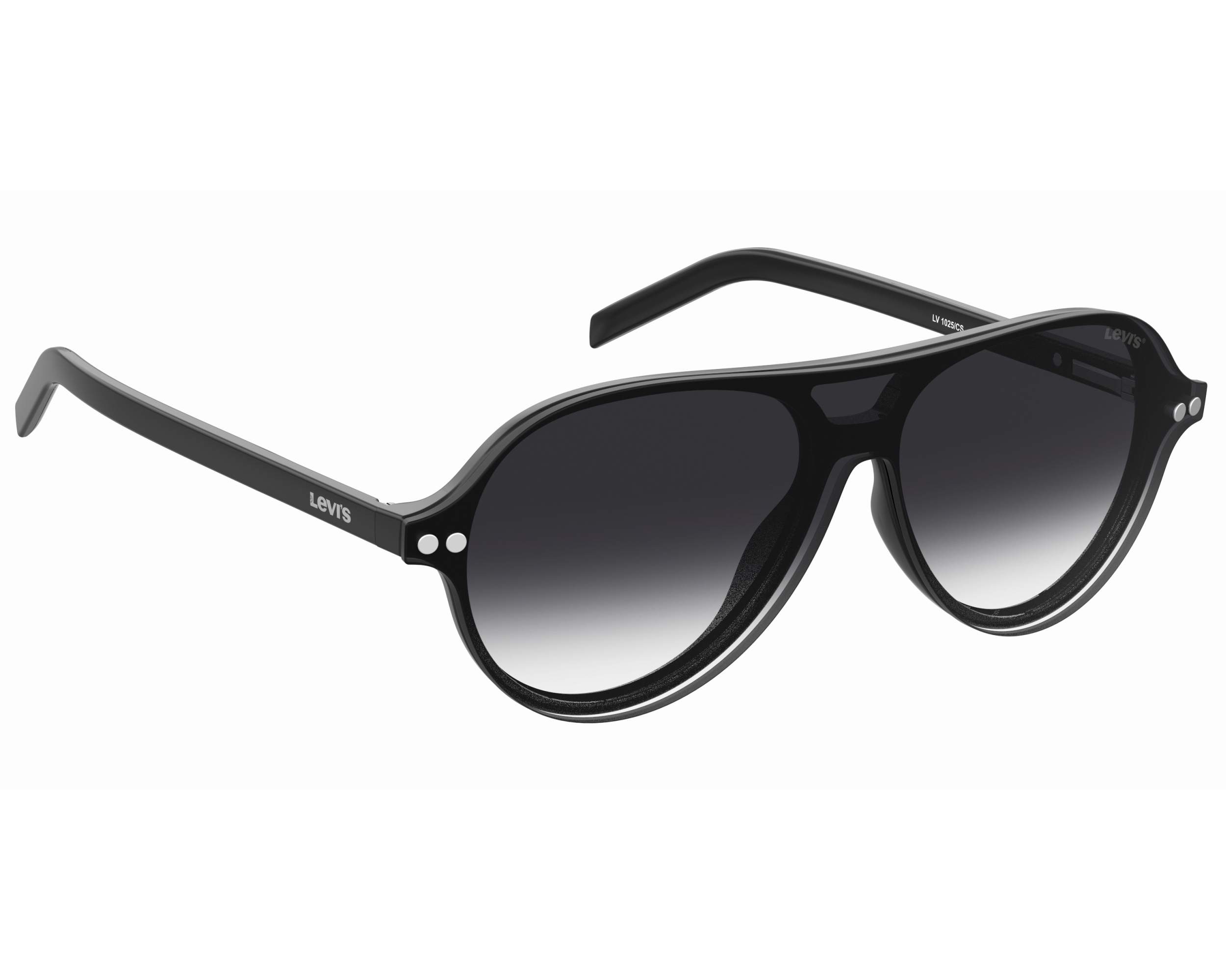 Levi's LV1025 807 55-14 Noir Acier vue 360 degr&eacute;s 5