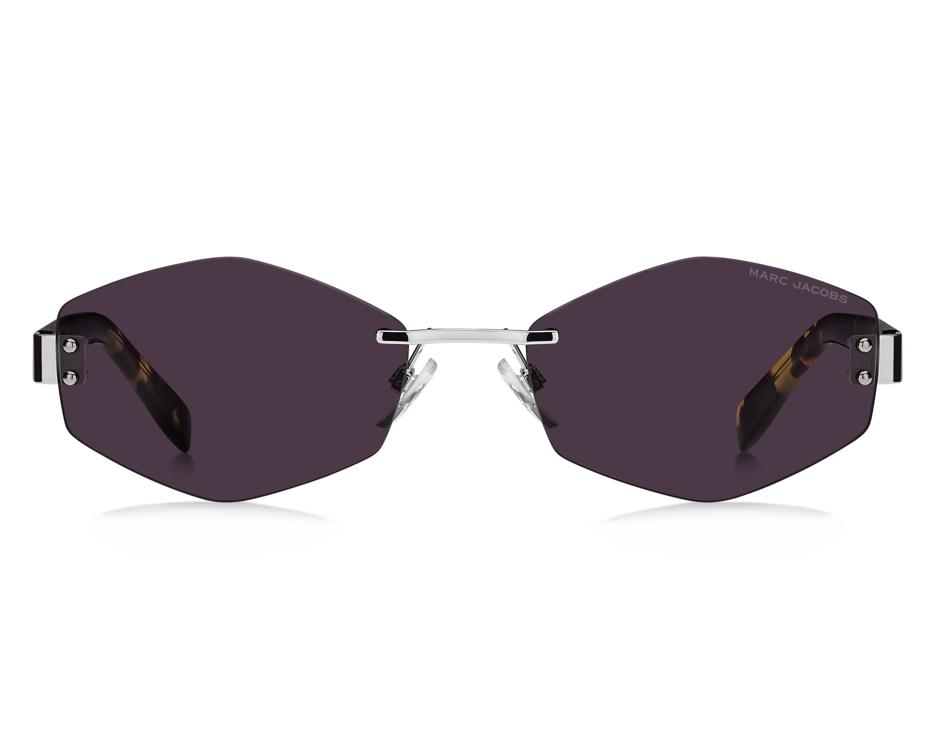 Marc Jacobs MARC-496-S-AIR GME/UR 57-18 Palladium Violet vue 360 degr&eacute;s 3