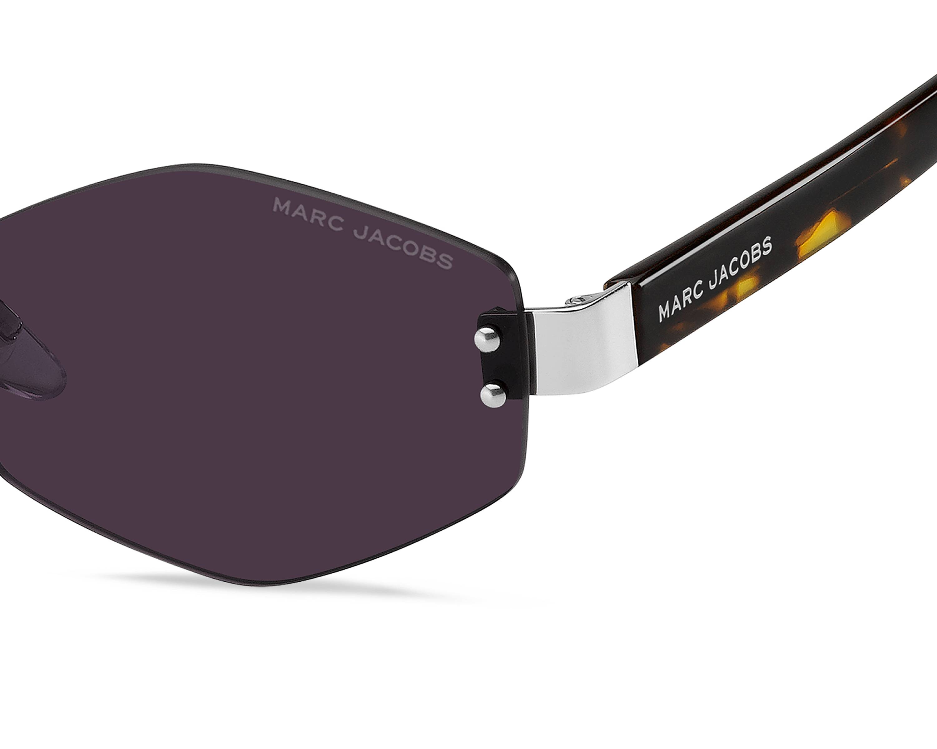 Marc Jacobs MARC-496-S-AIR GME/UR 57-18 Palladium Violet vue 360 degr&eacute;s 5