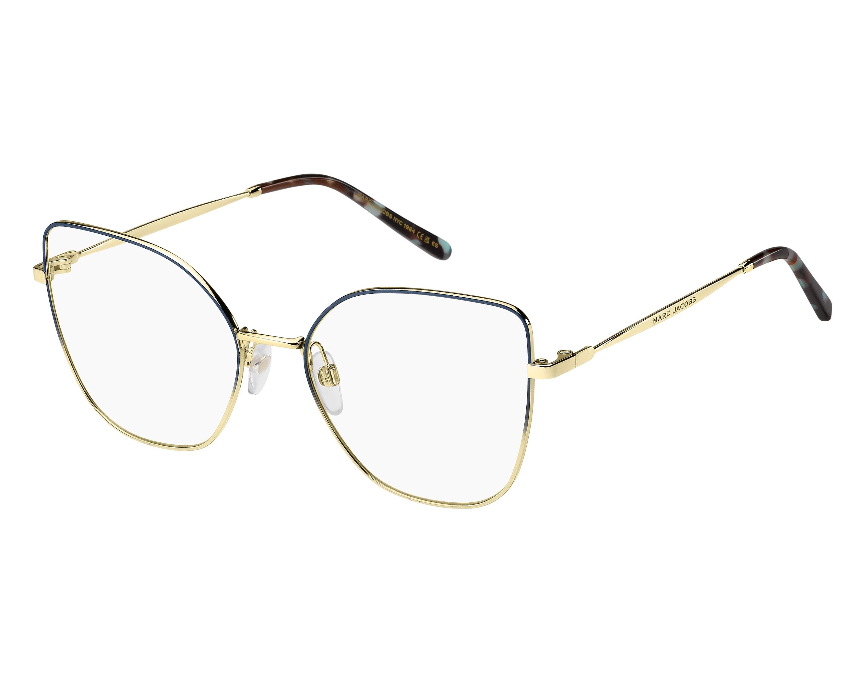 Marc Jacobs MARC-704 NUC 56-18 Bleu Or vue de profil