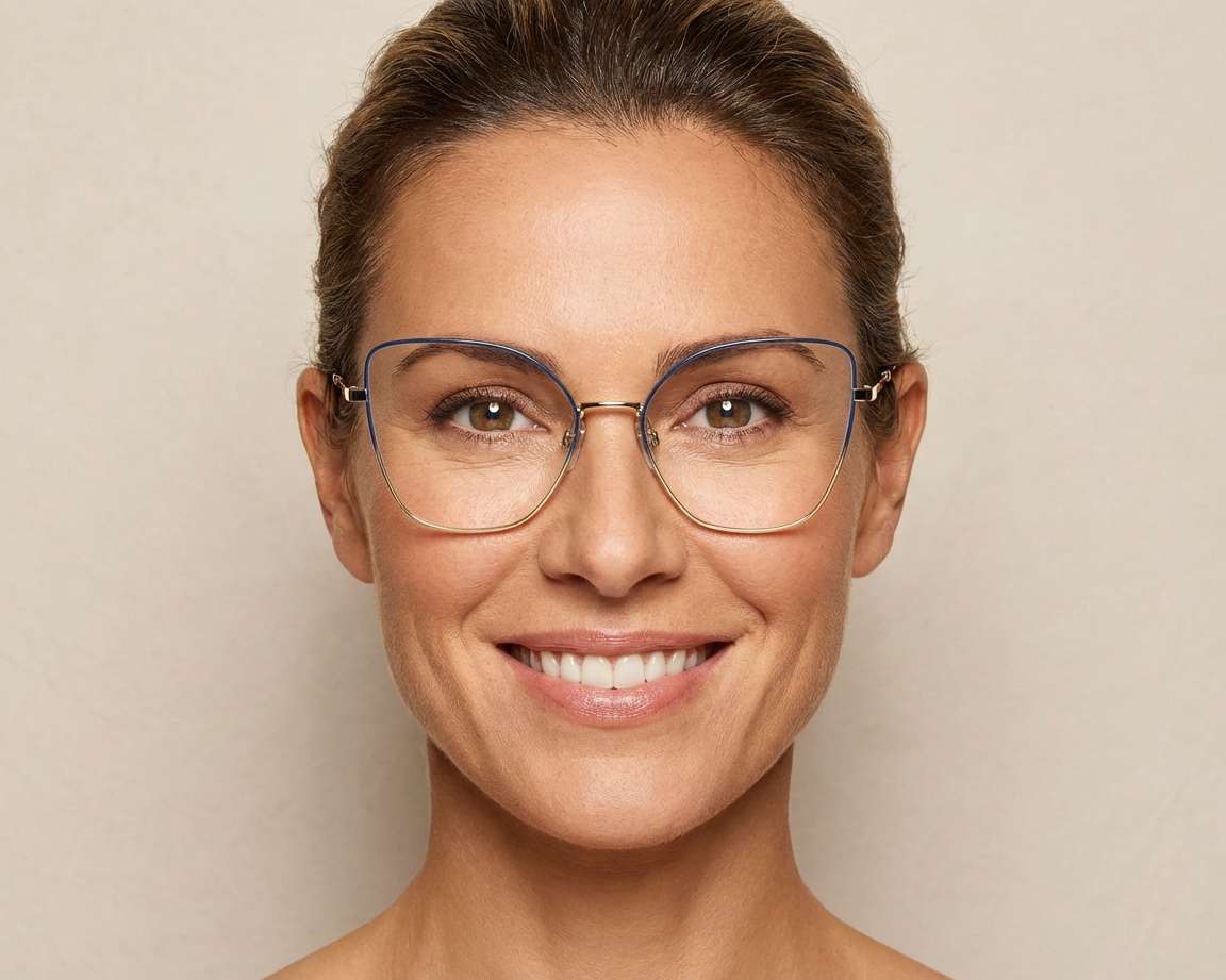 Marc Jacobs MARC-704 NUC 56-18 Bleu Or vue 360 degr&eacute;s 6