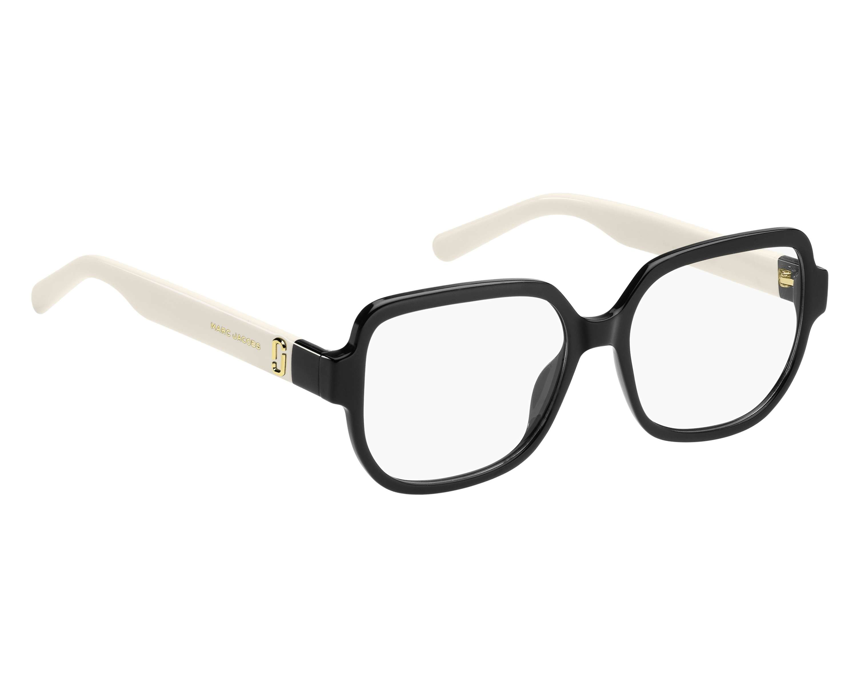 Marc Jacobs MARC-725 80S 55-16 Noir Blanc vue de face