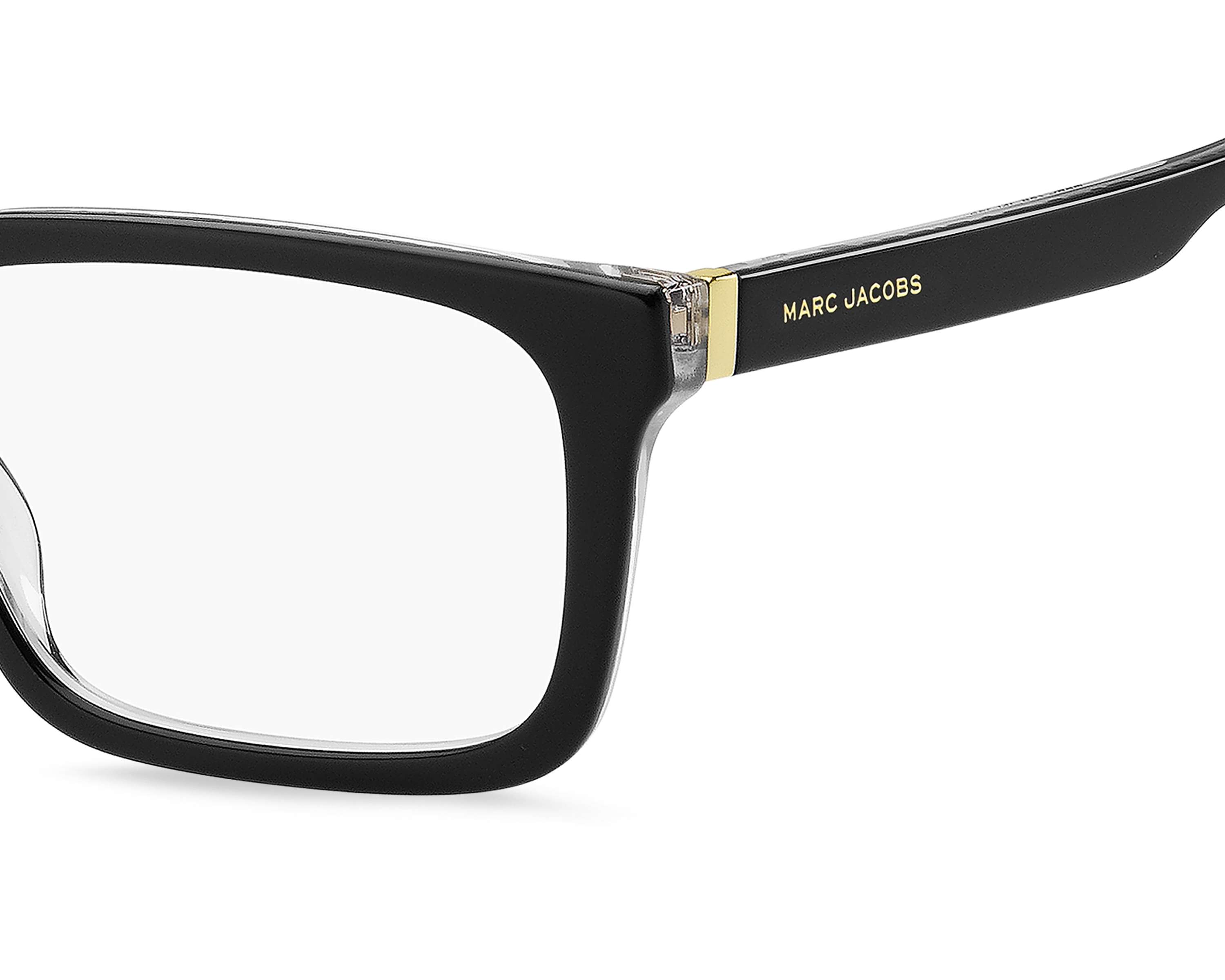 Marc Jacobs MARC-758 1EI 55-16 Noir Gris autre vue