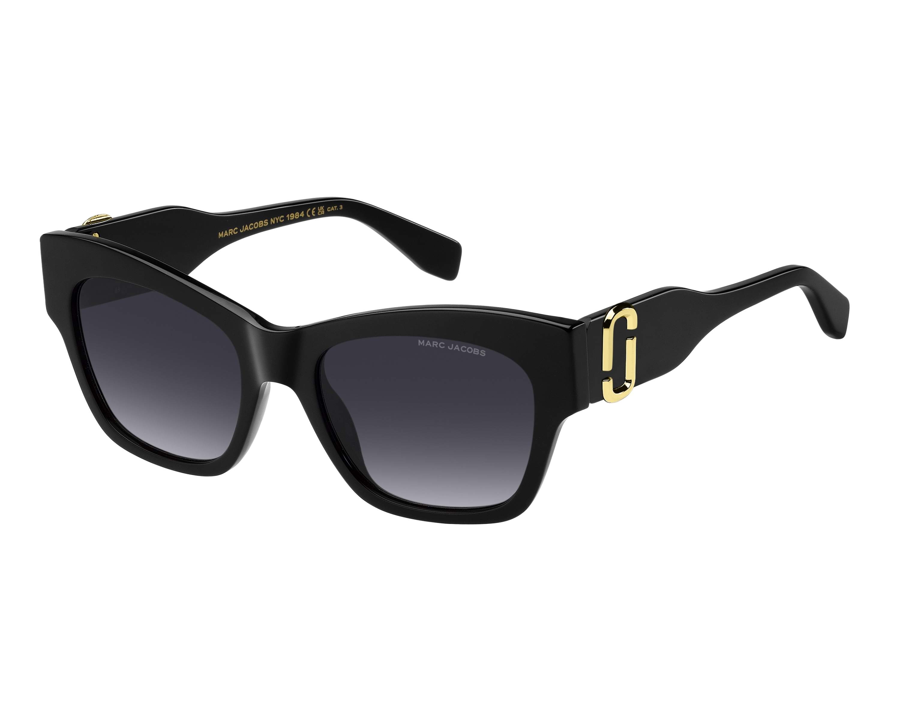 Marc Jacobs MARC-762-S 807/9O 54-19 Black  vue de c&ocirc;t&eacute;