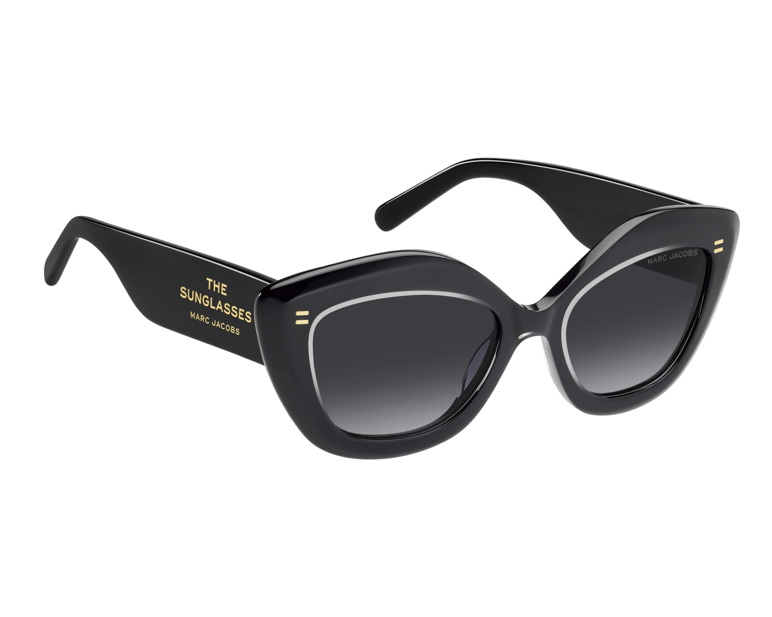 Marc Jacobs MARC-800-S MNG/9O 52-18 Cristal Noir vue de c&ocirc;t&eacute;