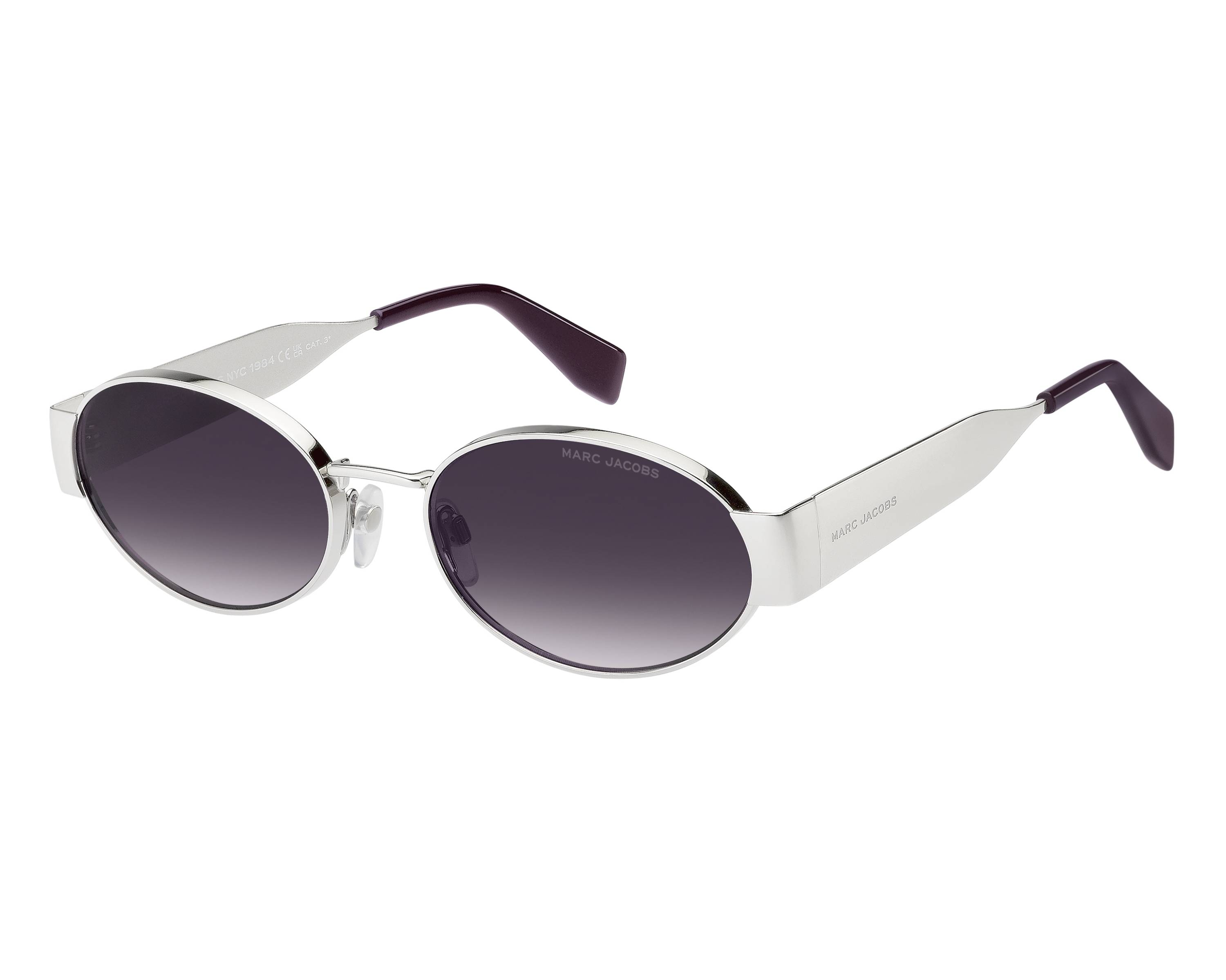 Marc Jacobs MARC-806-S GME/DG 58-19 Palladium Violet vue 360 degr&eacute;s 4