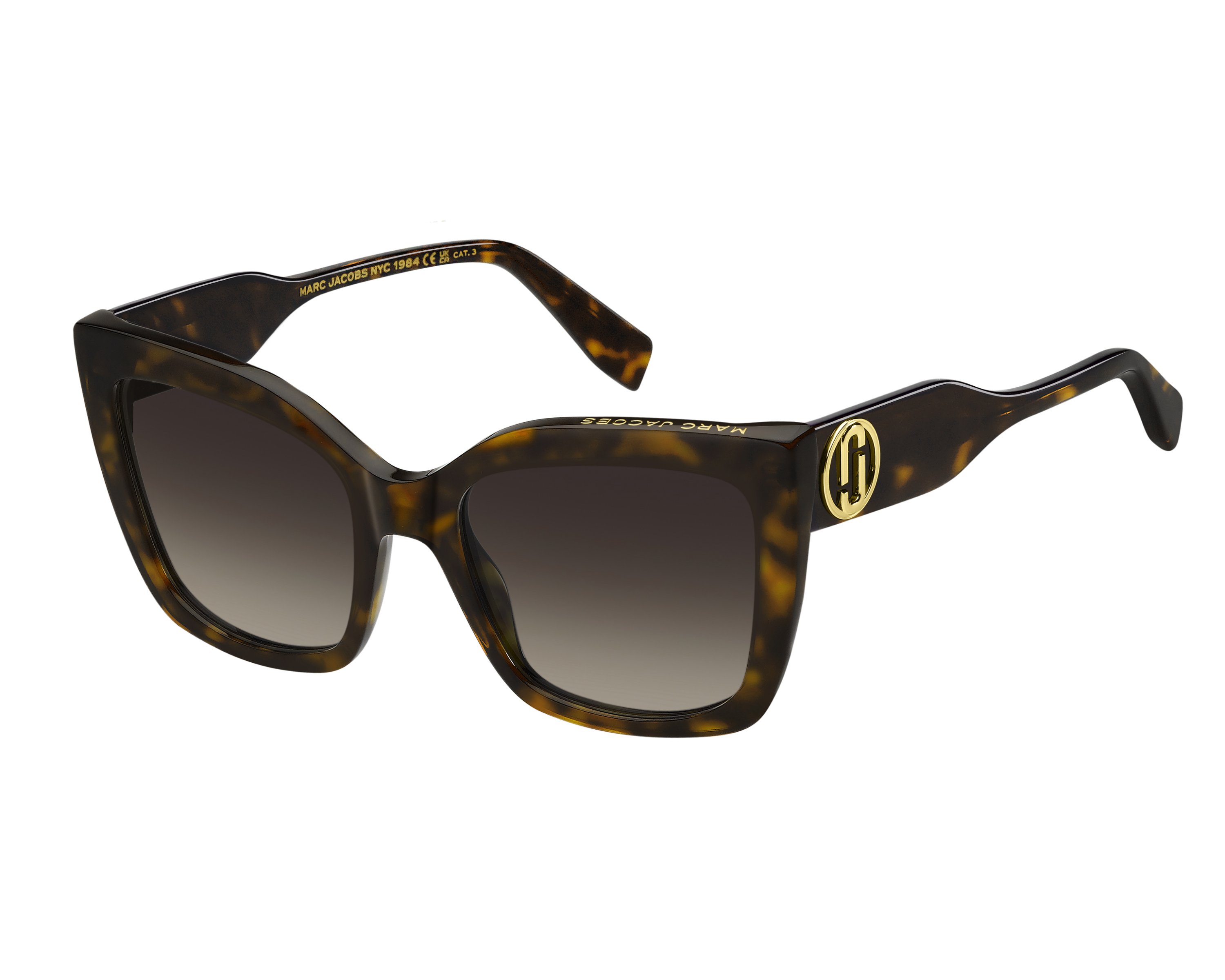 Marc Jacobs MARC-811-S 086/HA 54-20 havana  vue de profil