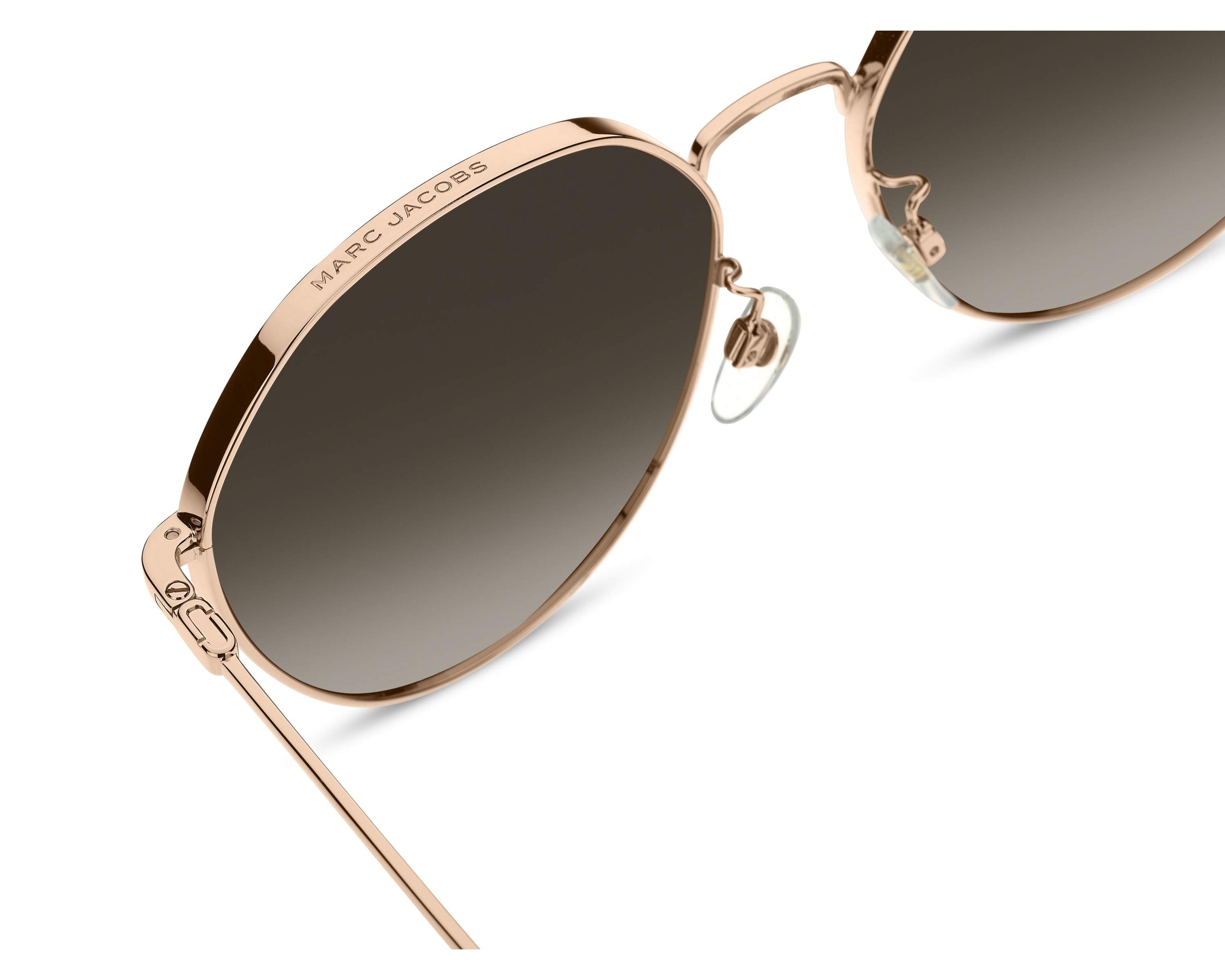 Marc Jacobs MARC-830-F-S PY3/HA 58-18 Rose doré Nude vue de profil