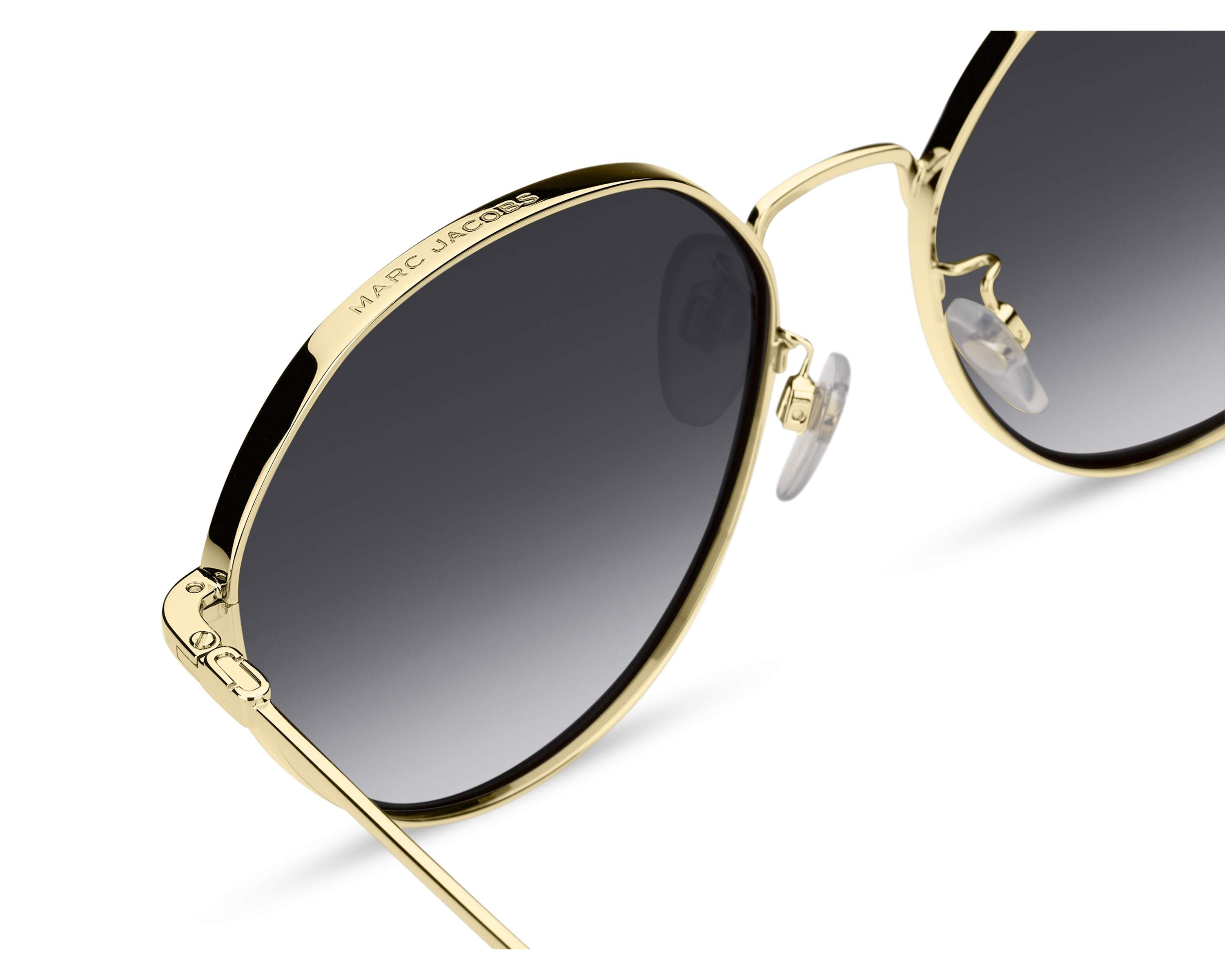 Marc Jacobs MARC-830-F-S RHL/9O 58-18 Or Noir vue de profil