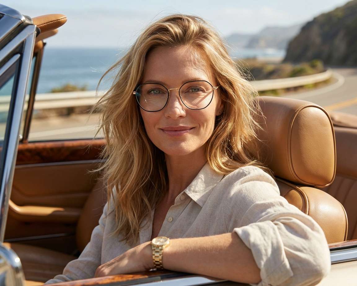 Marc Jacobs MJ-1043 RHL 55-16 Or Noir autre vue