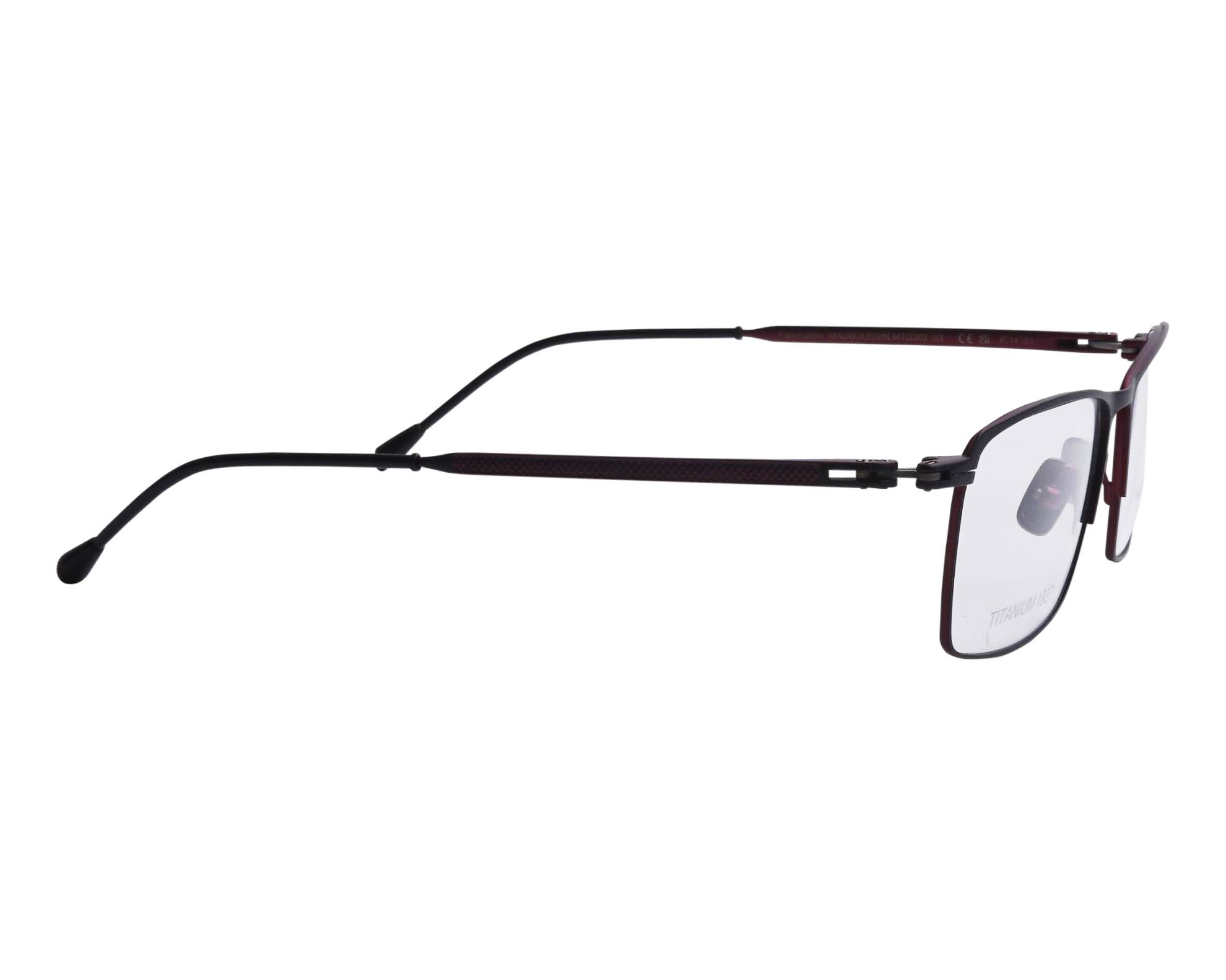 Mauboussin MTI2202 03 55-17 Noir Bordeaux vue de profil