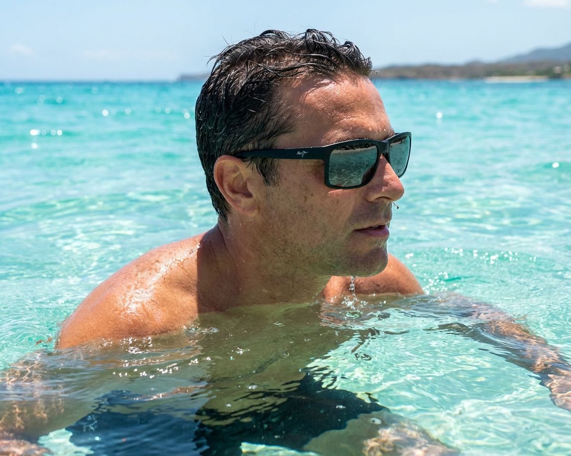 Maui Jim 439 2M 58-17 Noir  autre vue
