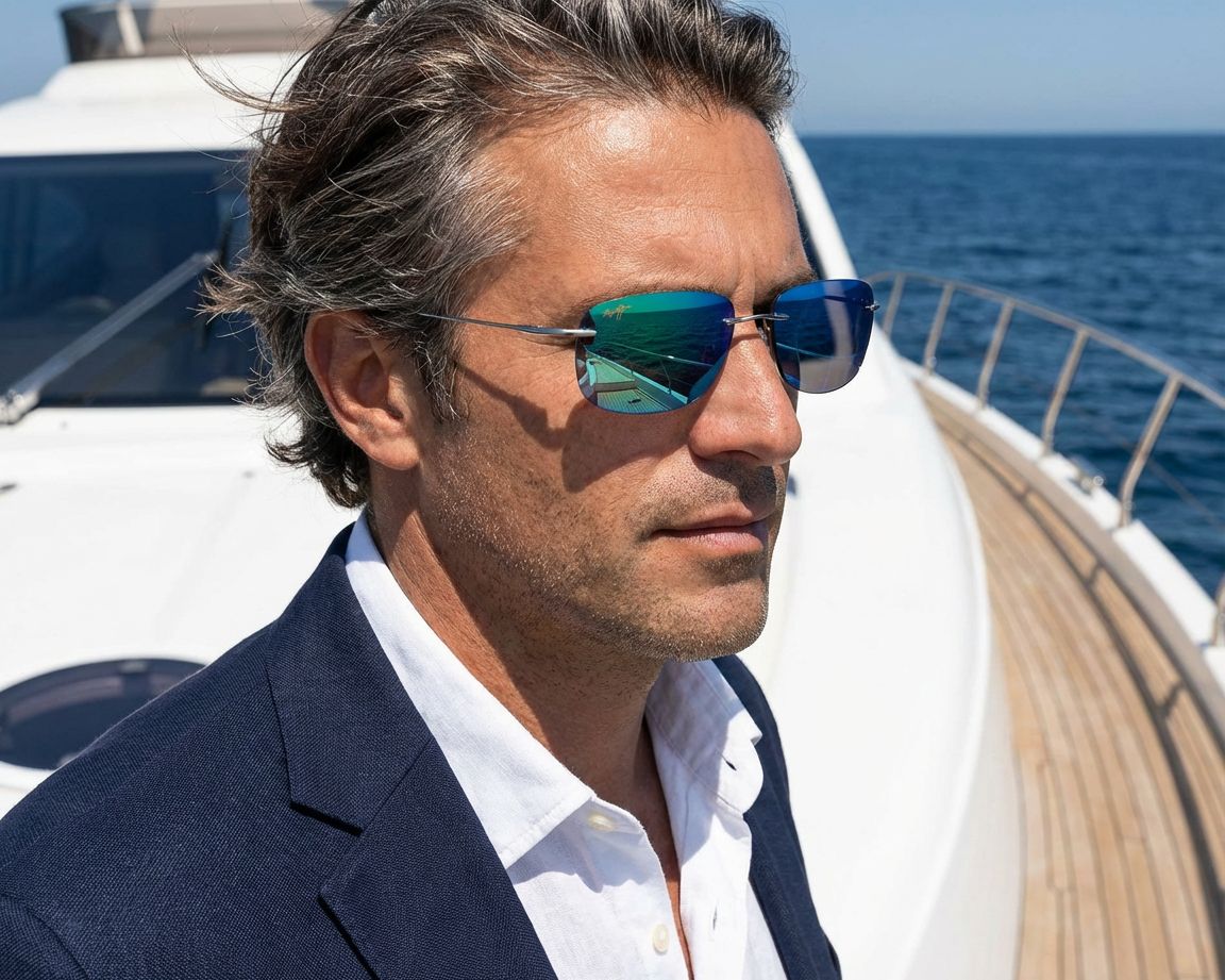 Maui Jim MJ334 GM334-17M 60-18 Argent  autre vue