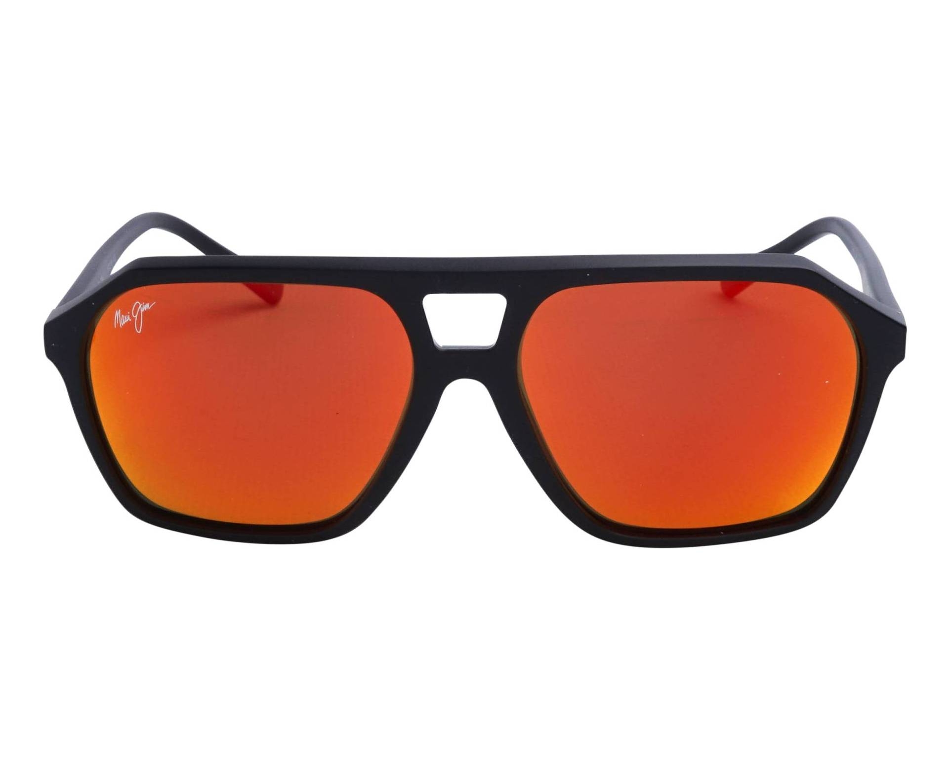 Maui Jim MJ880 RM880-02A 57-16 Noir  vue de face