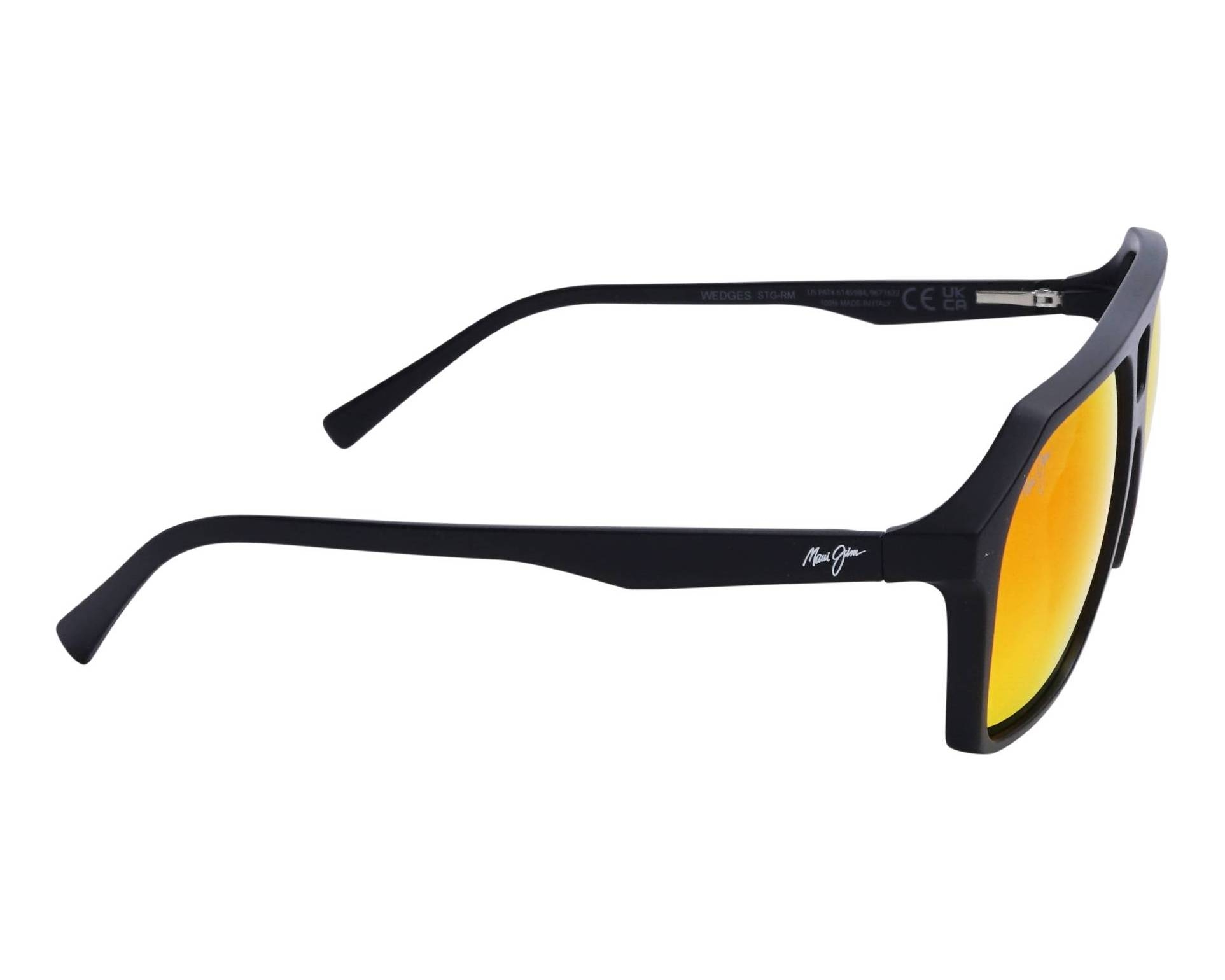 Maui Jim MJ880 RM880-02A 57-16 Noir  vue de c&ocirc;t&eacute;