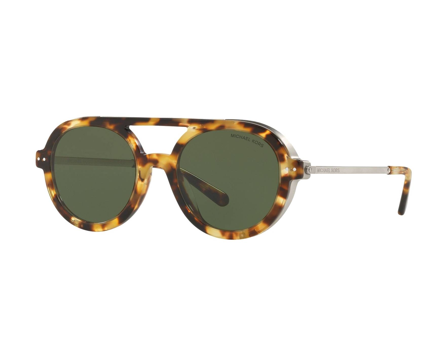 Michael Kors MK-1042-U 302871 49-20 Havana Silver vue 360 degr&eacute;s 2