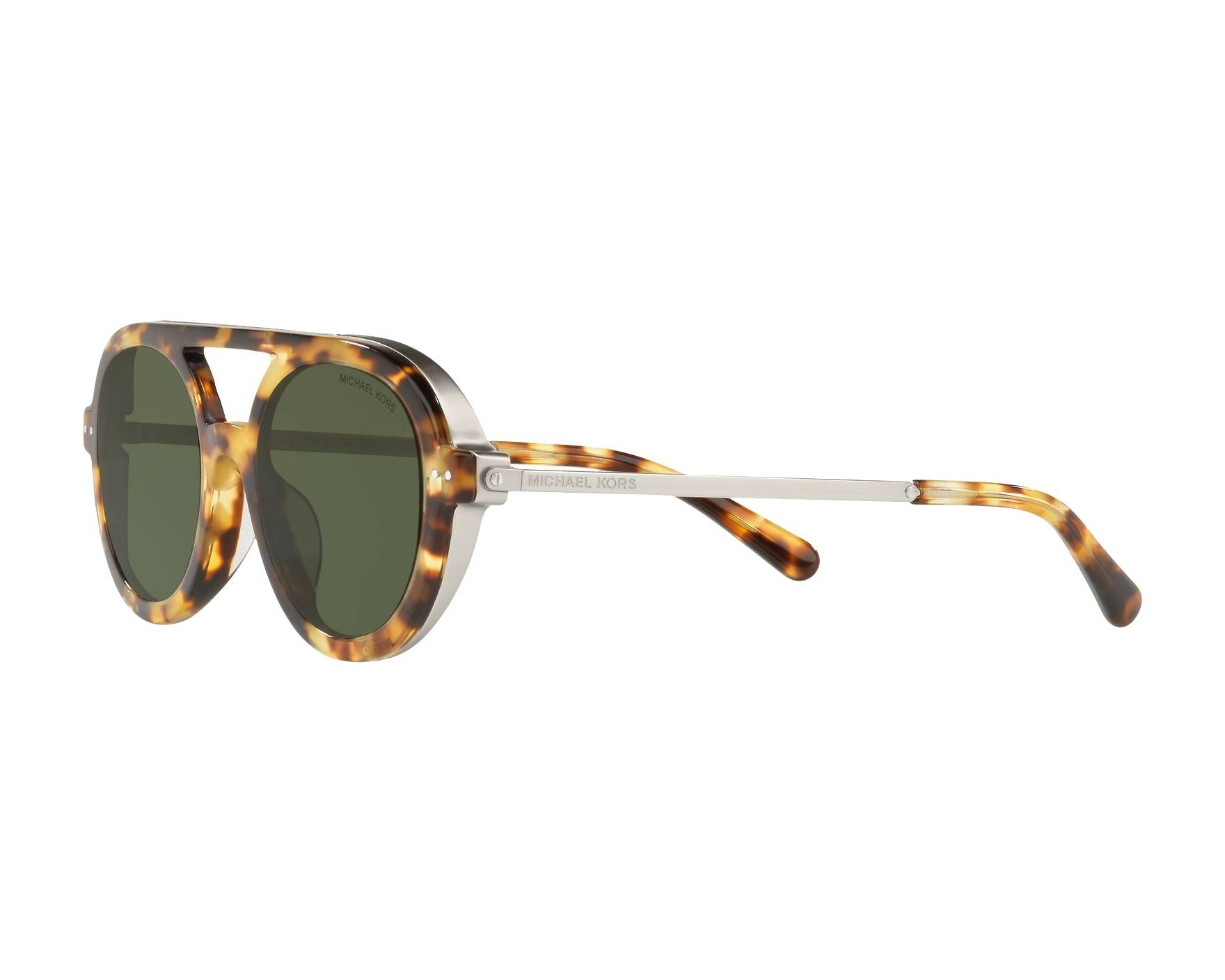 Michael Kors MK-1042-U 302871 49-20 Havana Silver vue 360 degr&eacute;s 3