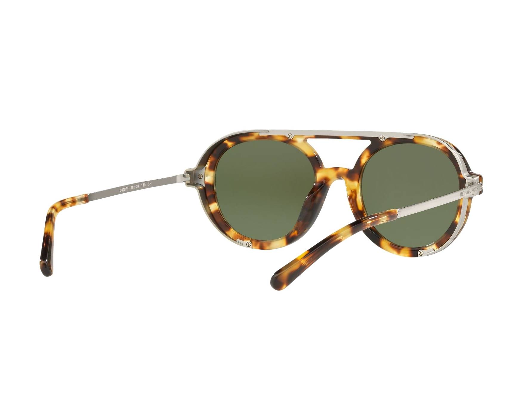 Michael Kors MK-1042-U 302871 49-20 Havana Silver vue 360 degr&eacute;s 8
