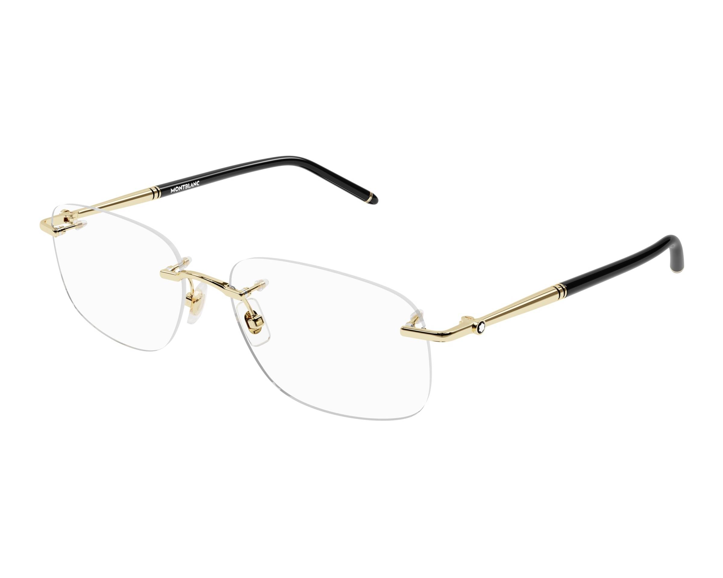 Lunettes De Vue Mont-Blanc MB 400 Noir Acétate – Neuf Avec étiquettes – Taille 50-17-140