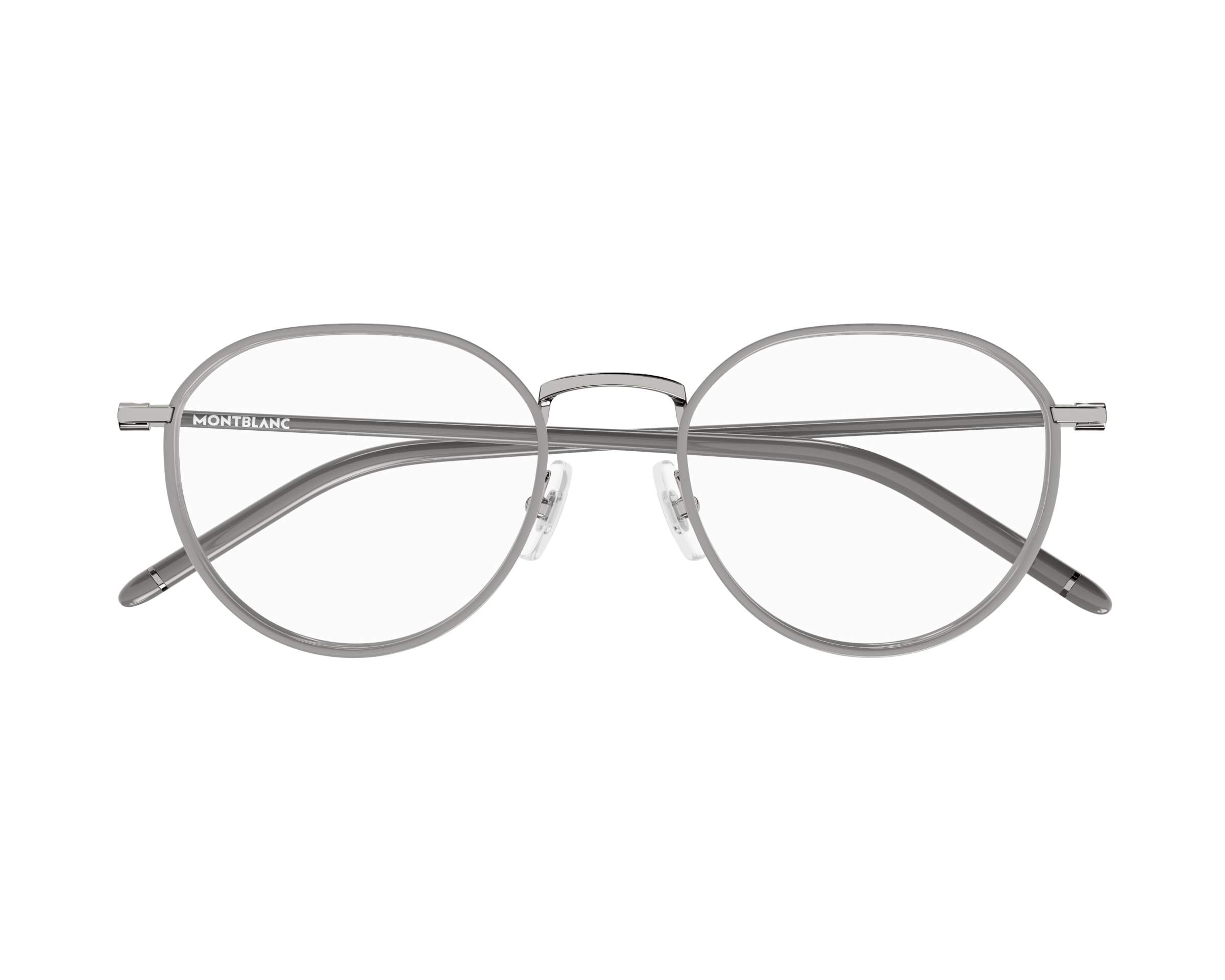 Mont Blanc MB0342OA 003 51-20 Ruthenium  vue de face