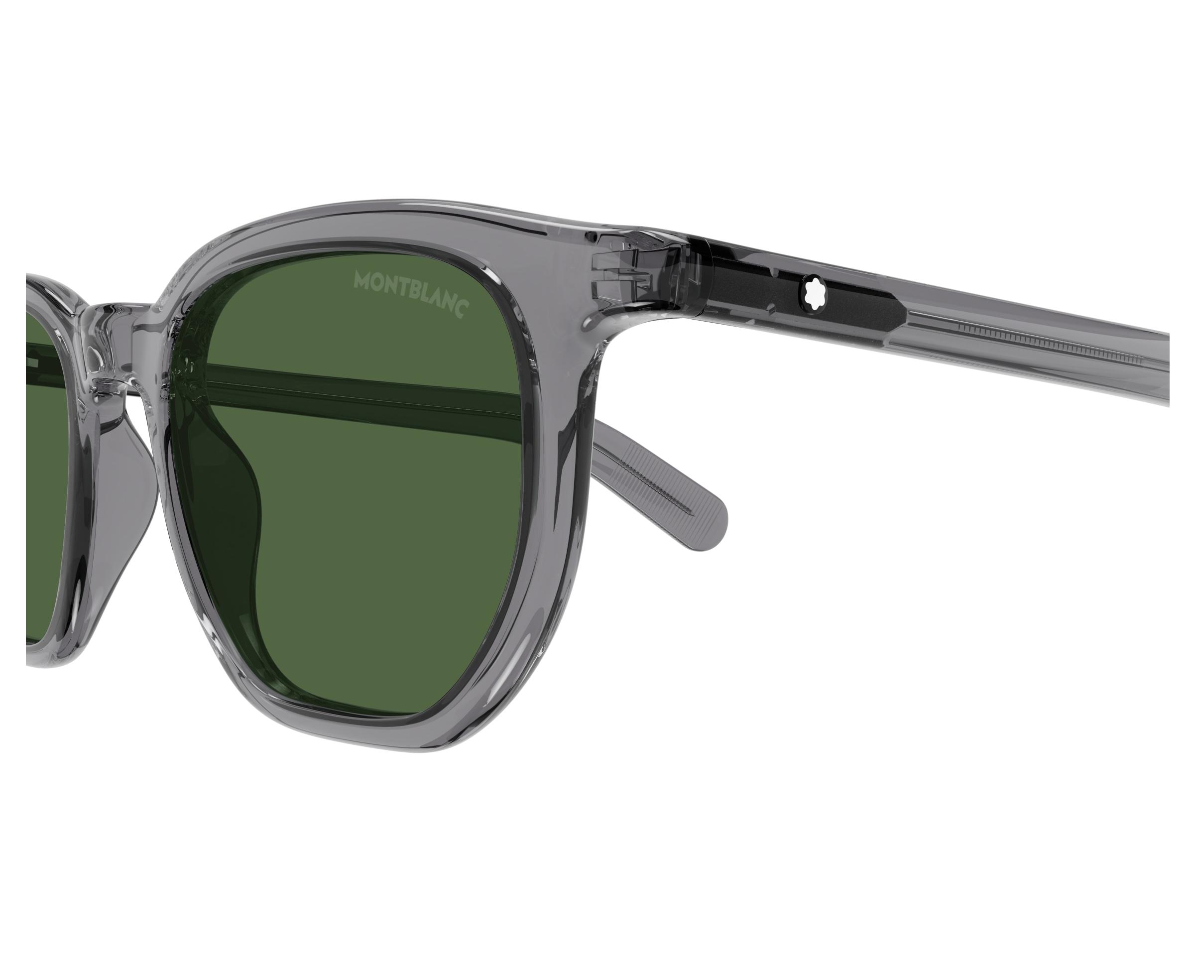 Mont Blanc MB0352S 003 50-19 Gris  vue de c&ocirc;t&eacute;