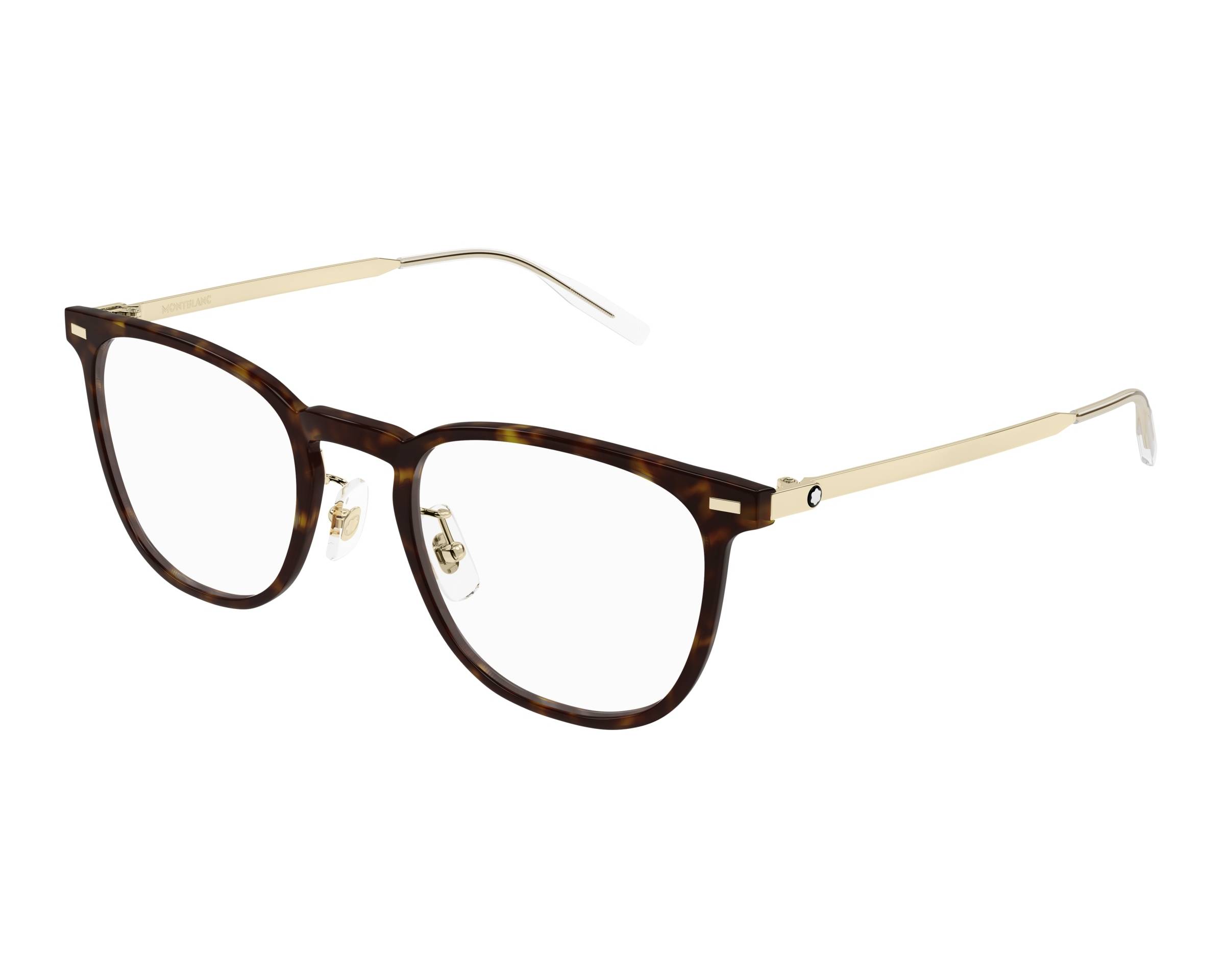 Mont Blanc MB0393ON 003 51-21 Havana  vue de profil